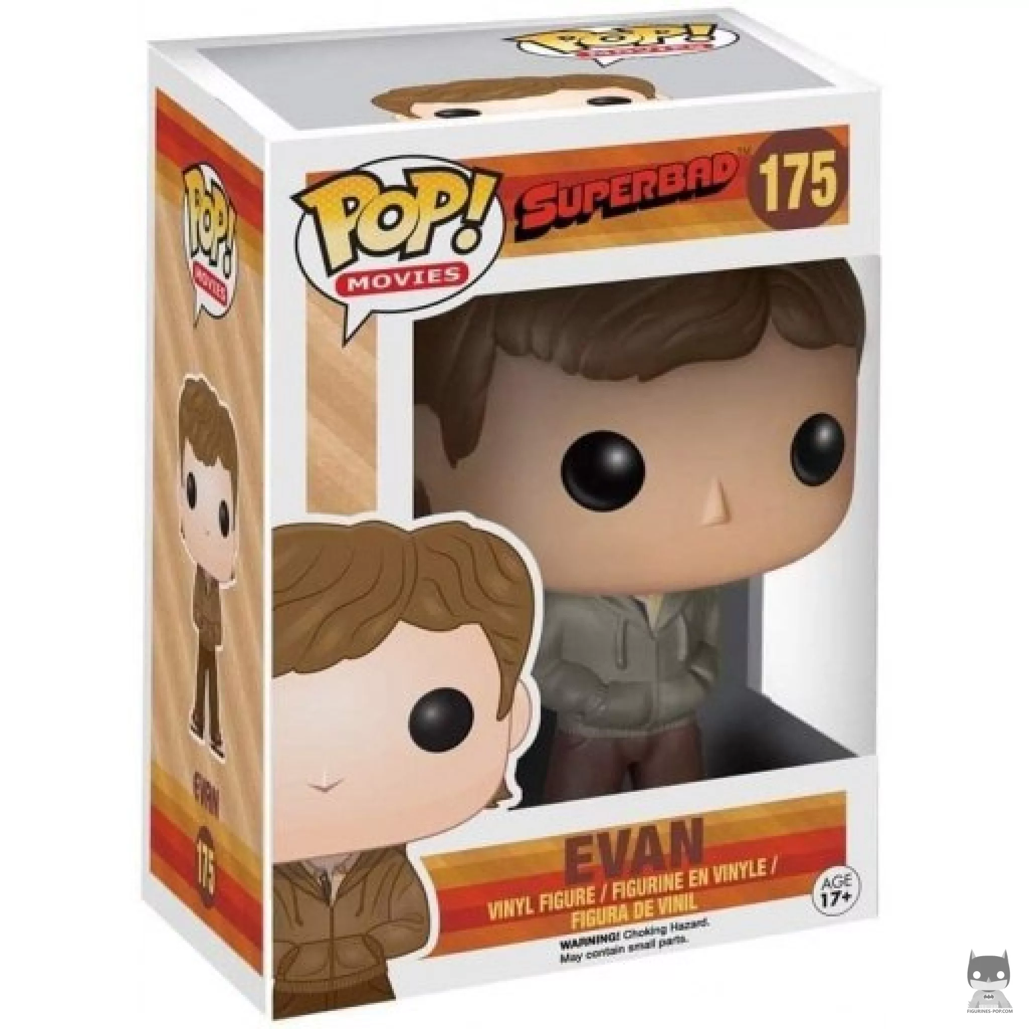 Evan Funko Pop! figure in its box