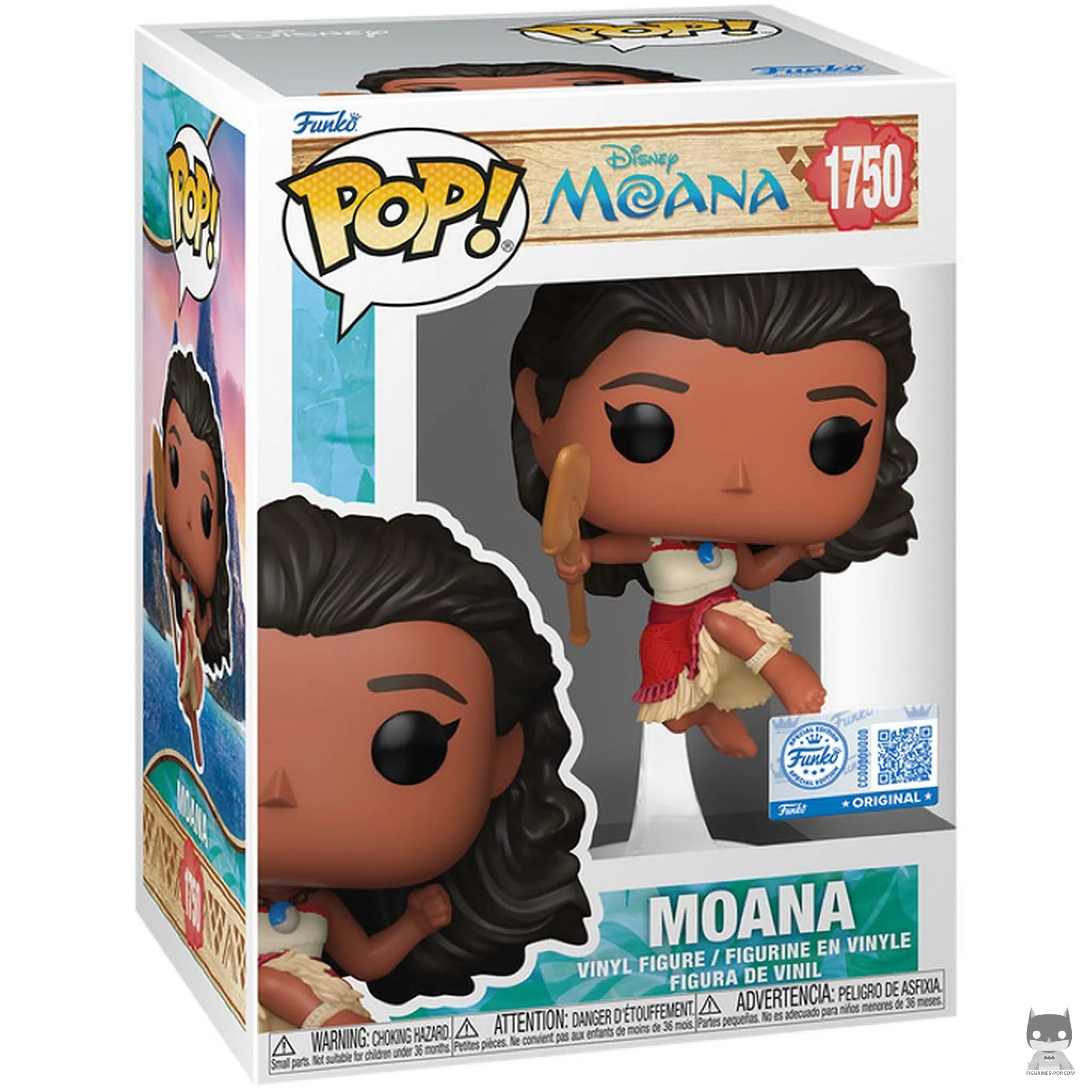 Moana (Leaping) Funko Pop! figure in its box