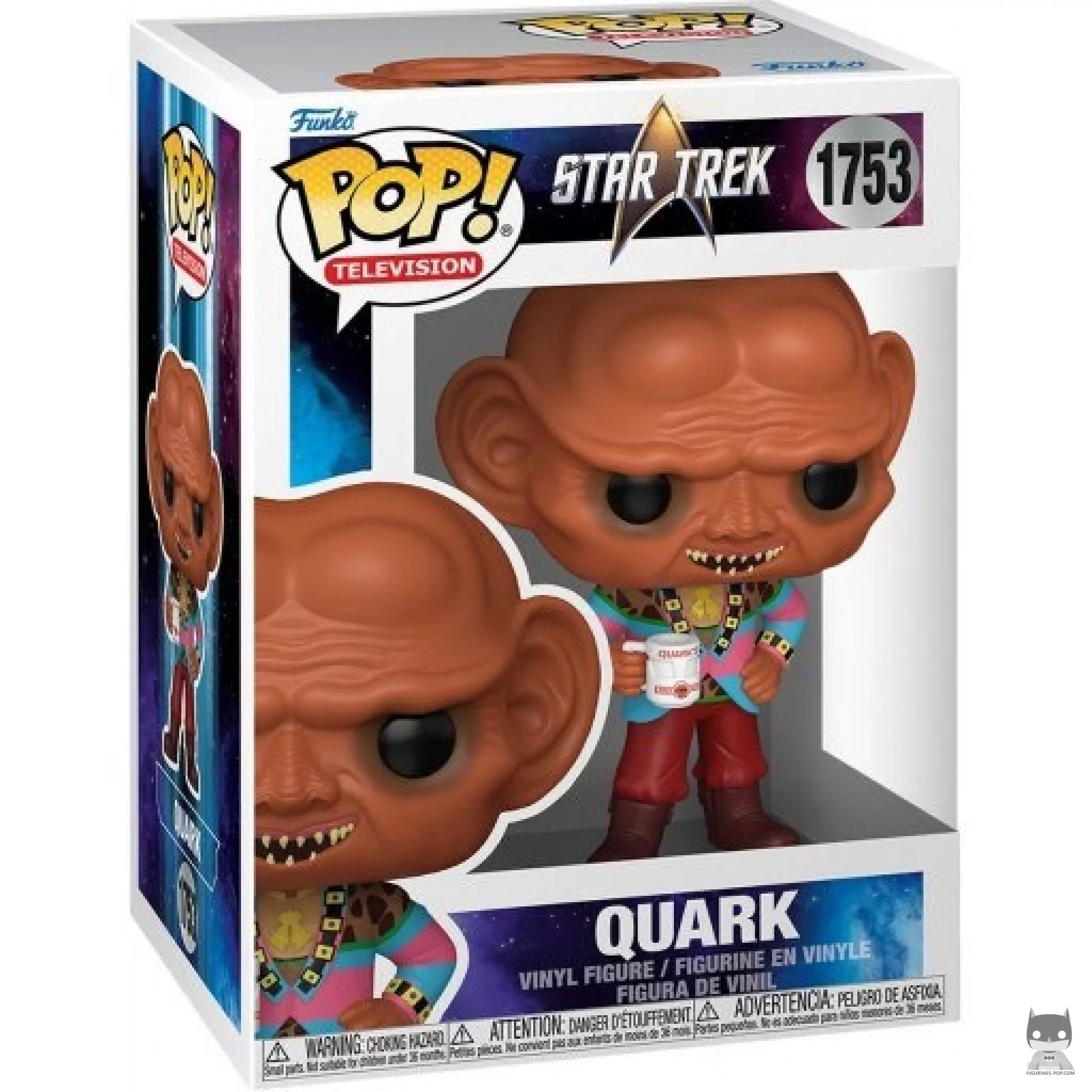 Quark Funko Pop! figure in its box