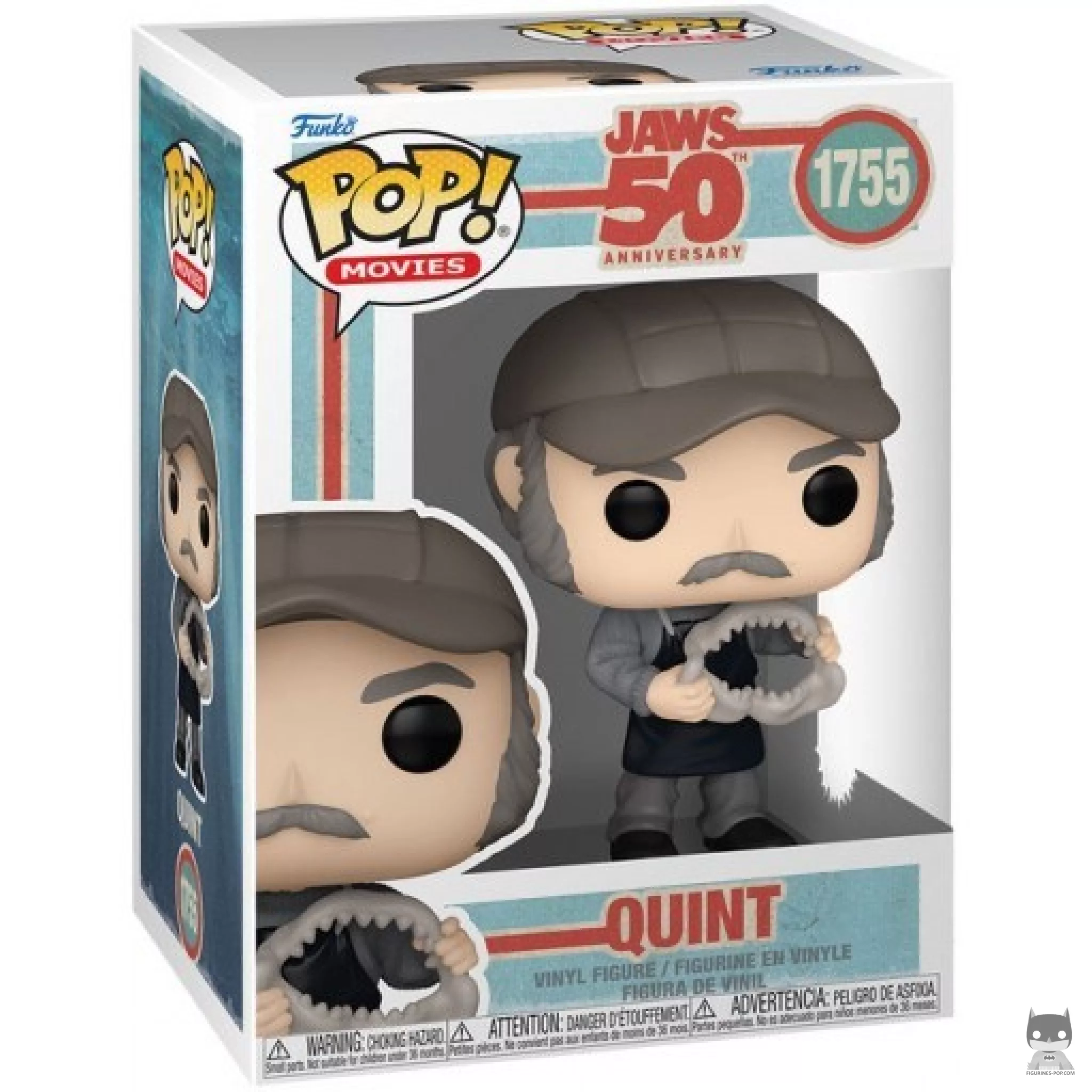 Quint Funko Pop! figure in its box