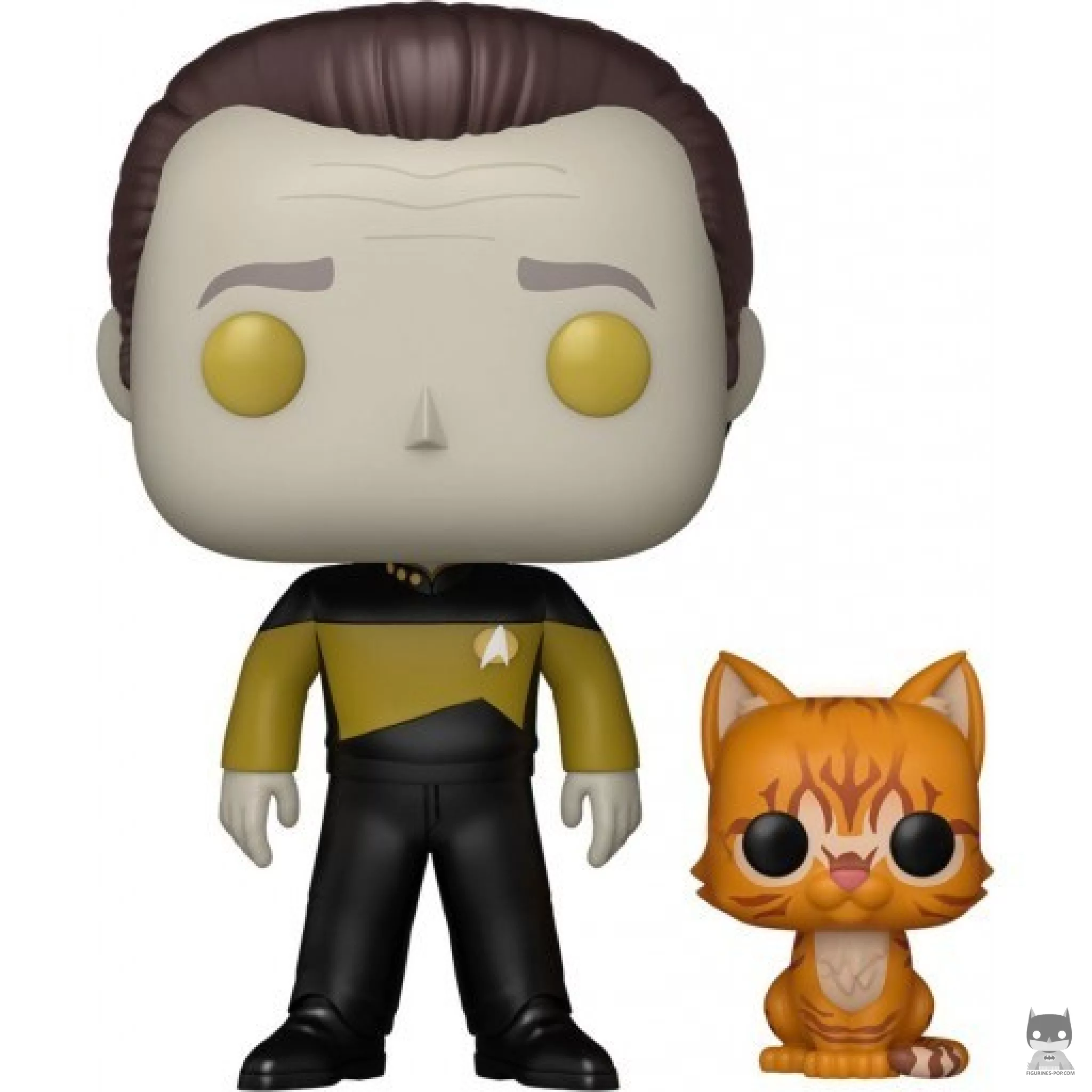 Data with Spot Funko Pop! figure (Star Trek)