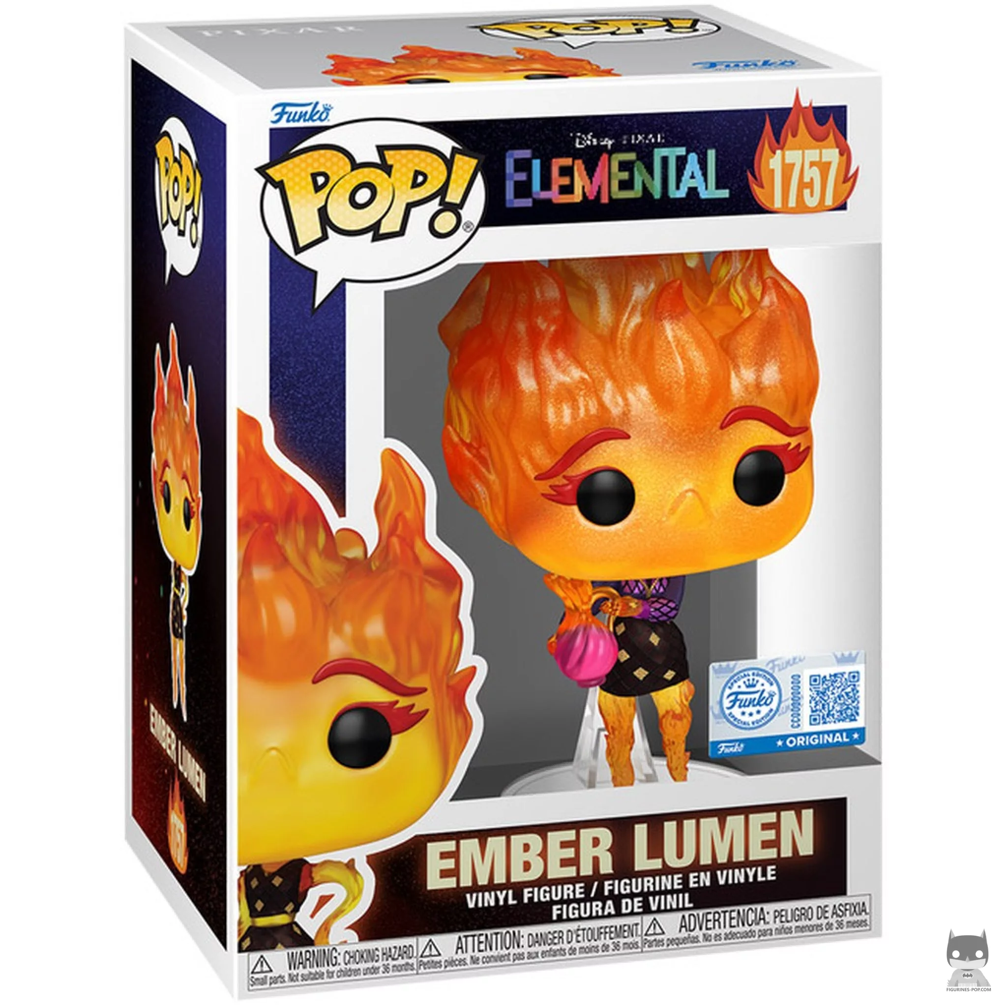 Ember Lumen (Chase & Glitter) Funko Pop! figure in its box