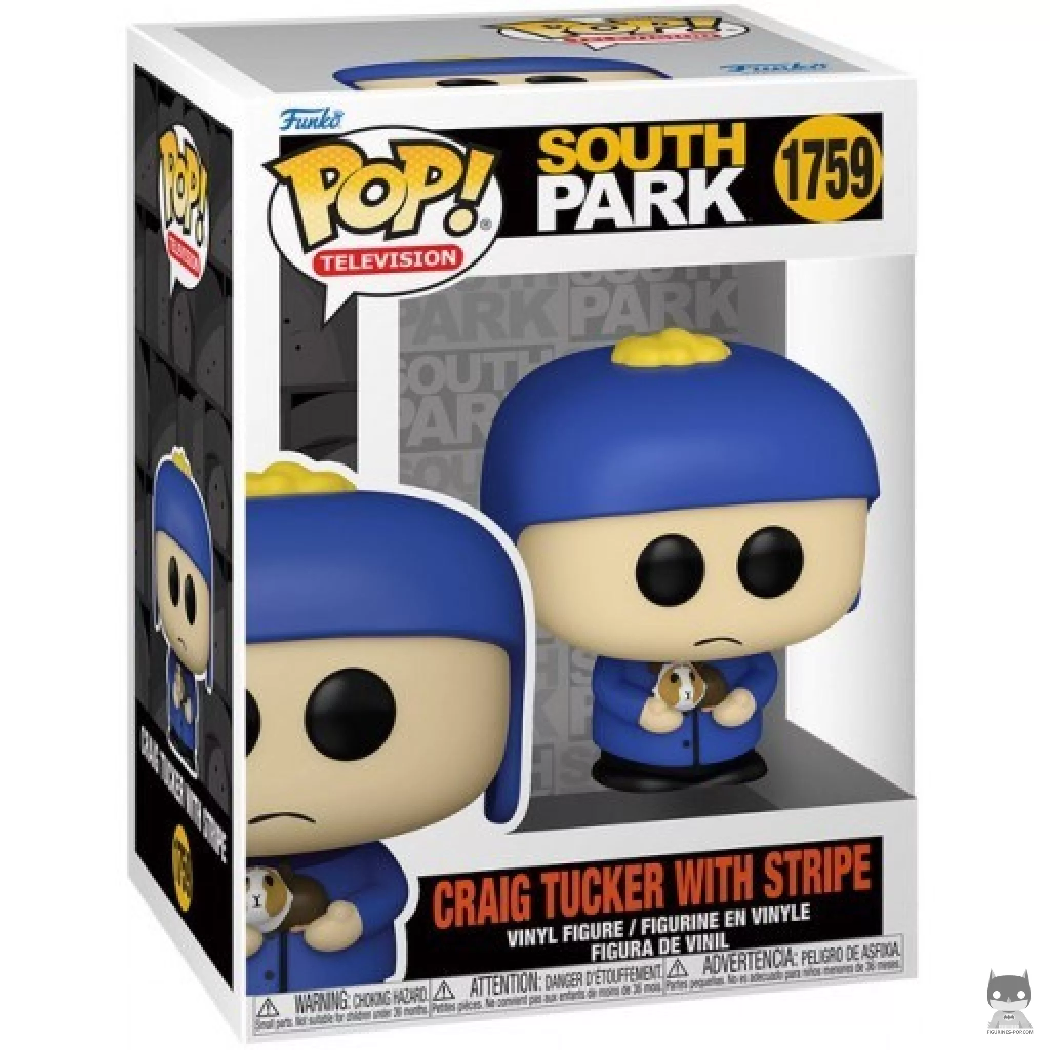 Craig Tucker with Stripe Funko Pop! figure in its box