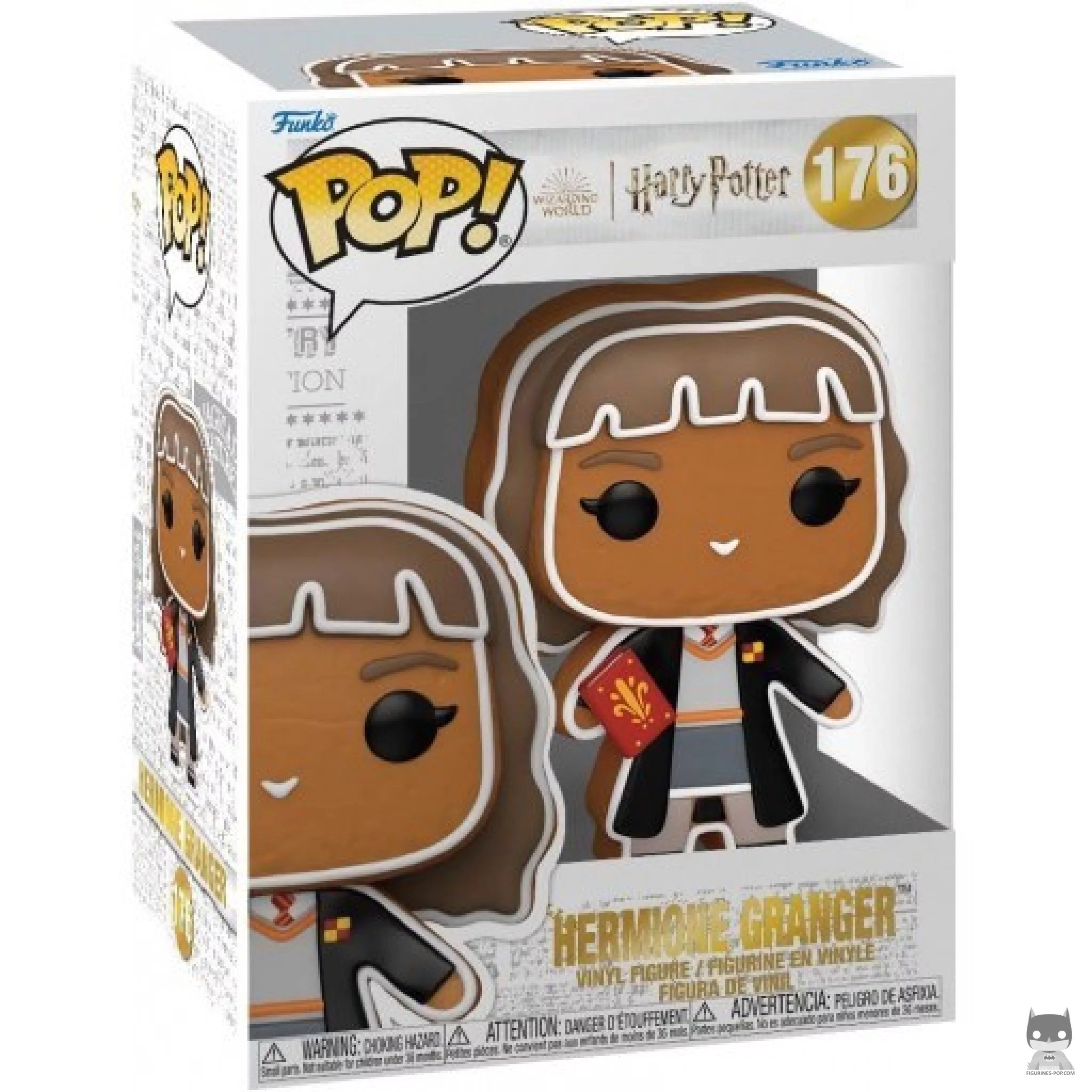 Gingerbread Hermione Funko Pop! figure in its box