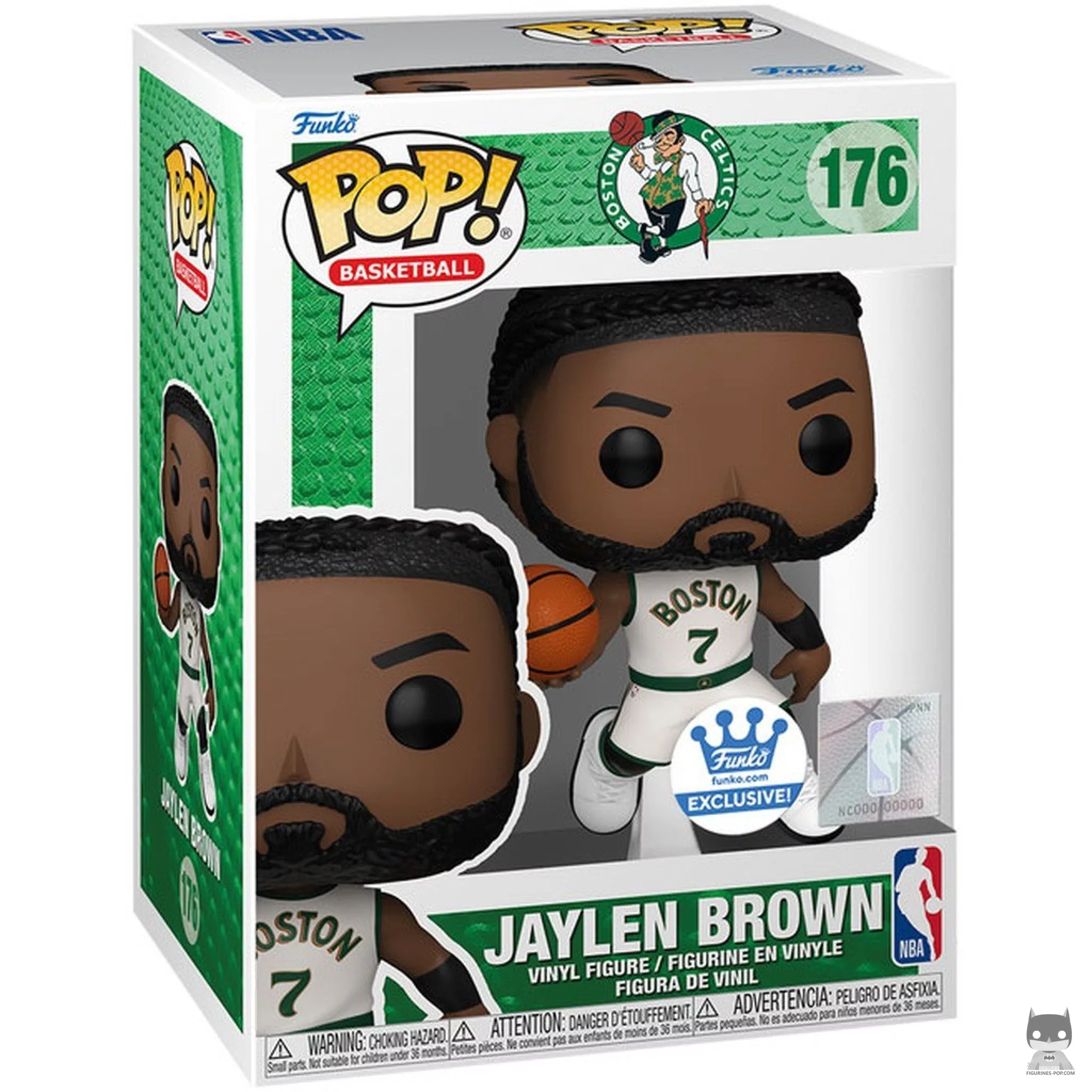 Jaylen Brown (City Edition Jersey) Funko Pop! figure in its box