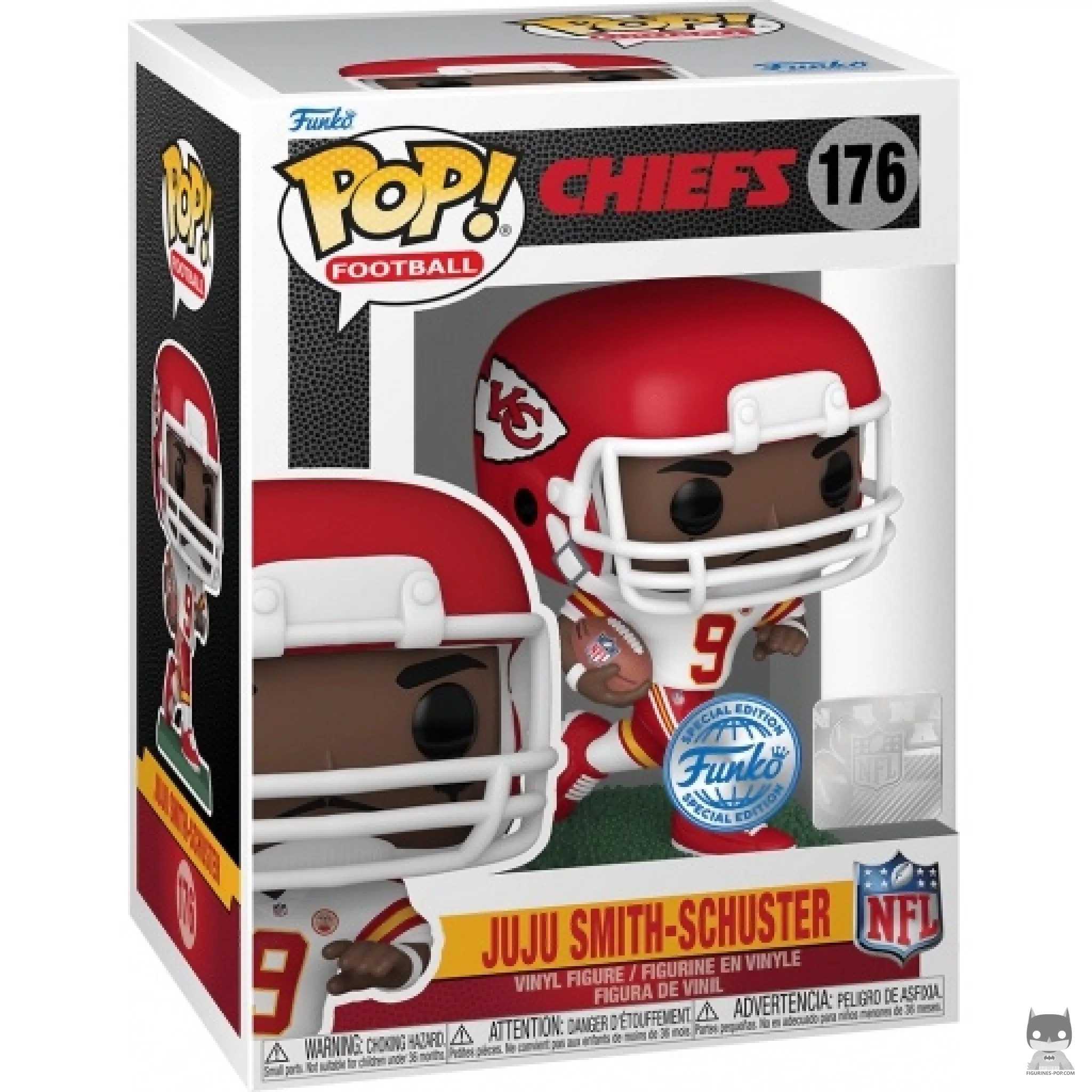 JuJu Smith-Schuster Funko Pop! figure in its box