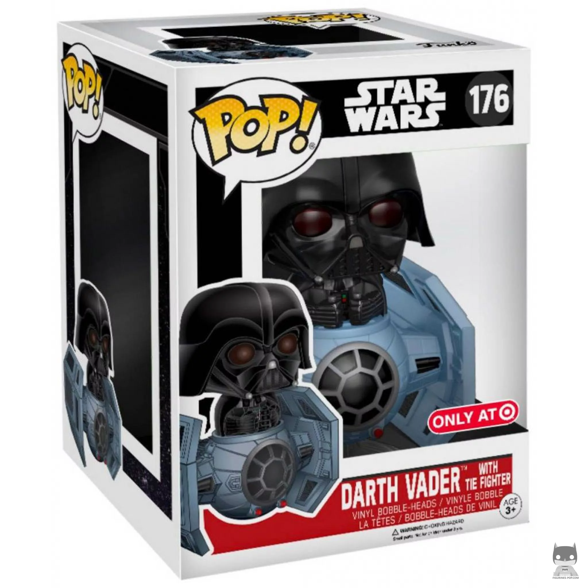 Darth Vader in Tie Fighter Funko Pop! figure in its box