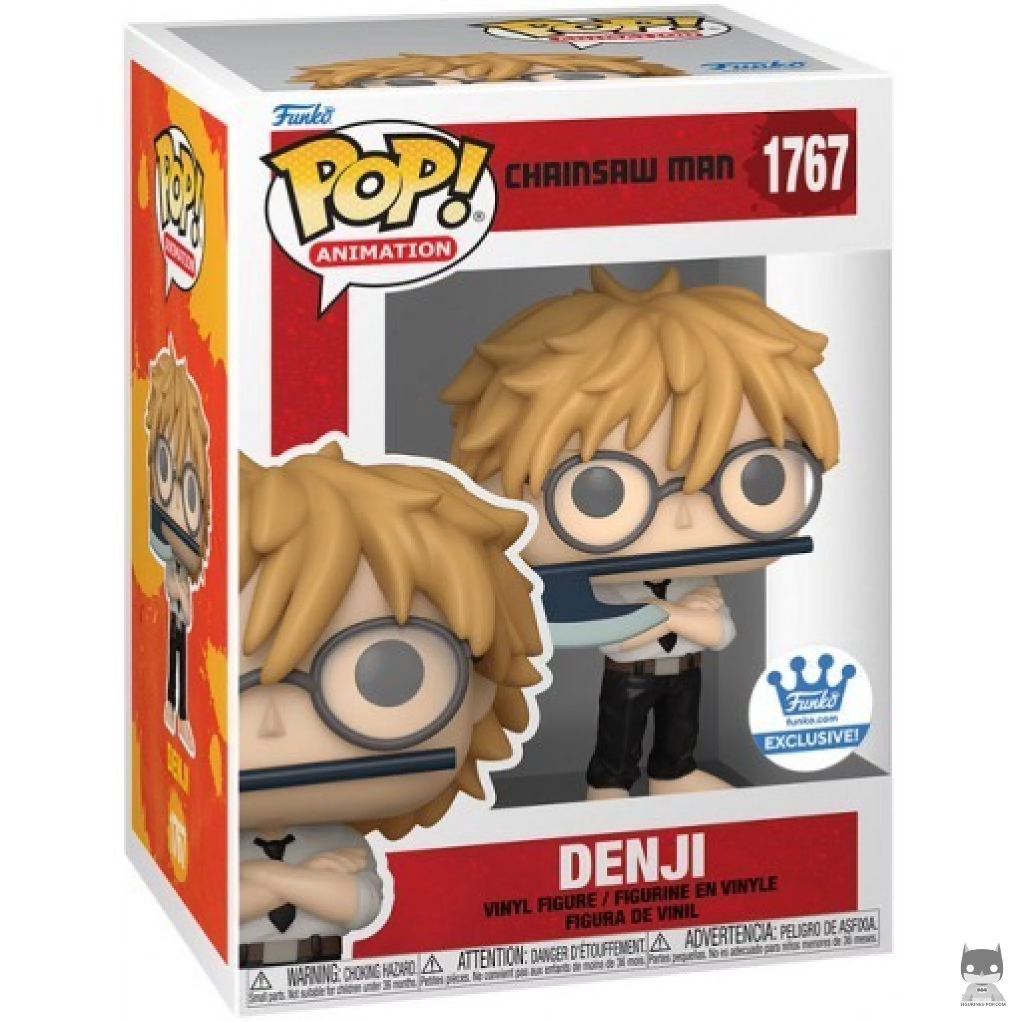 Denji Funko Pop! figure in its box