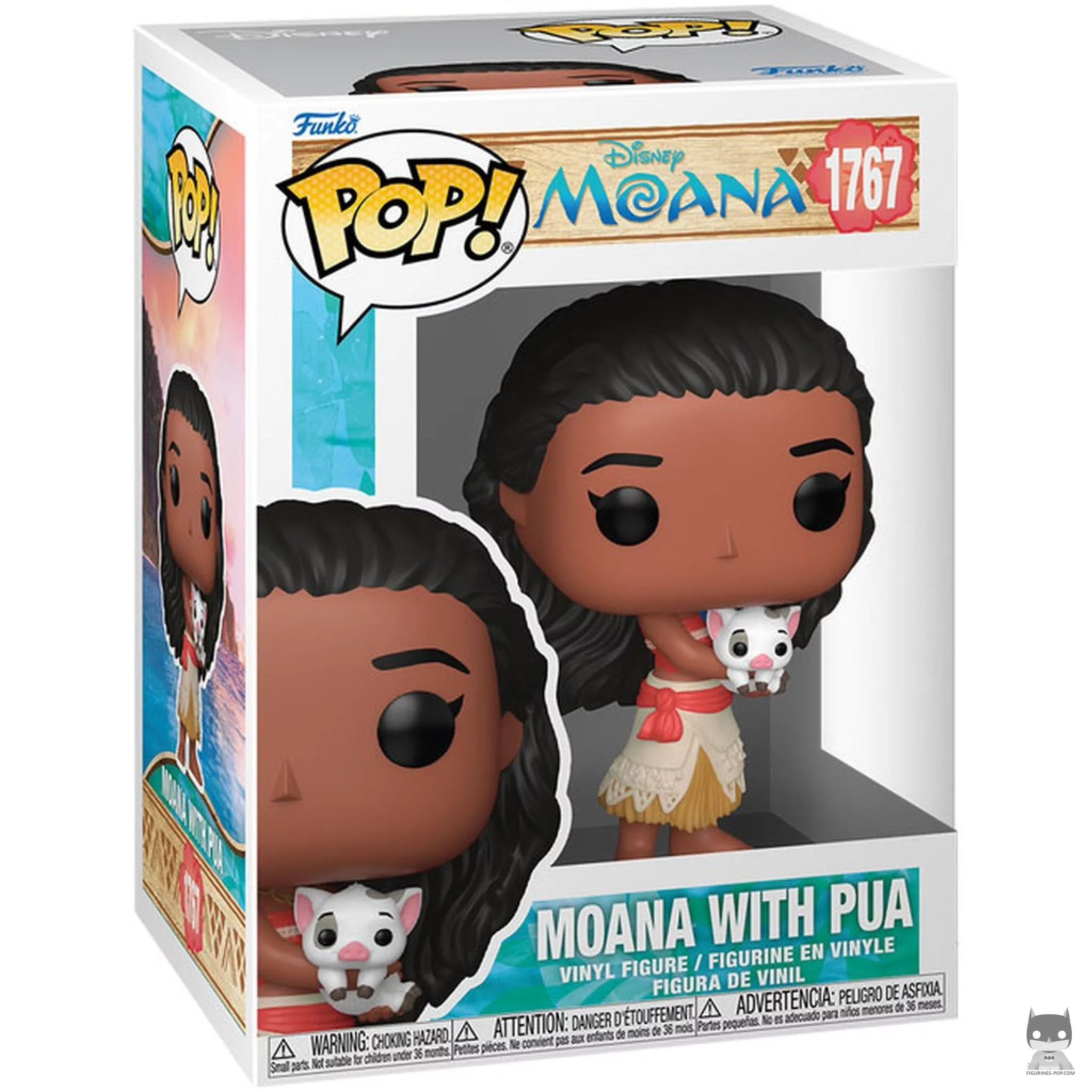 Moana with Pua Funko Pop! figure in its box