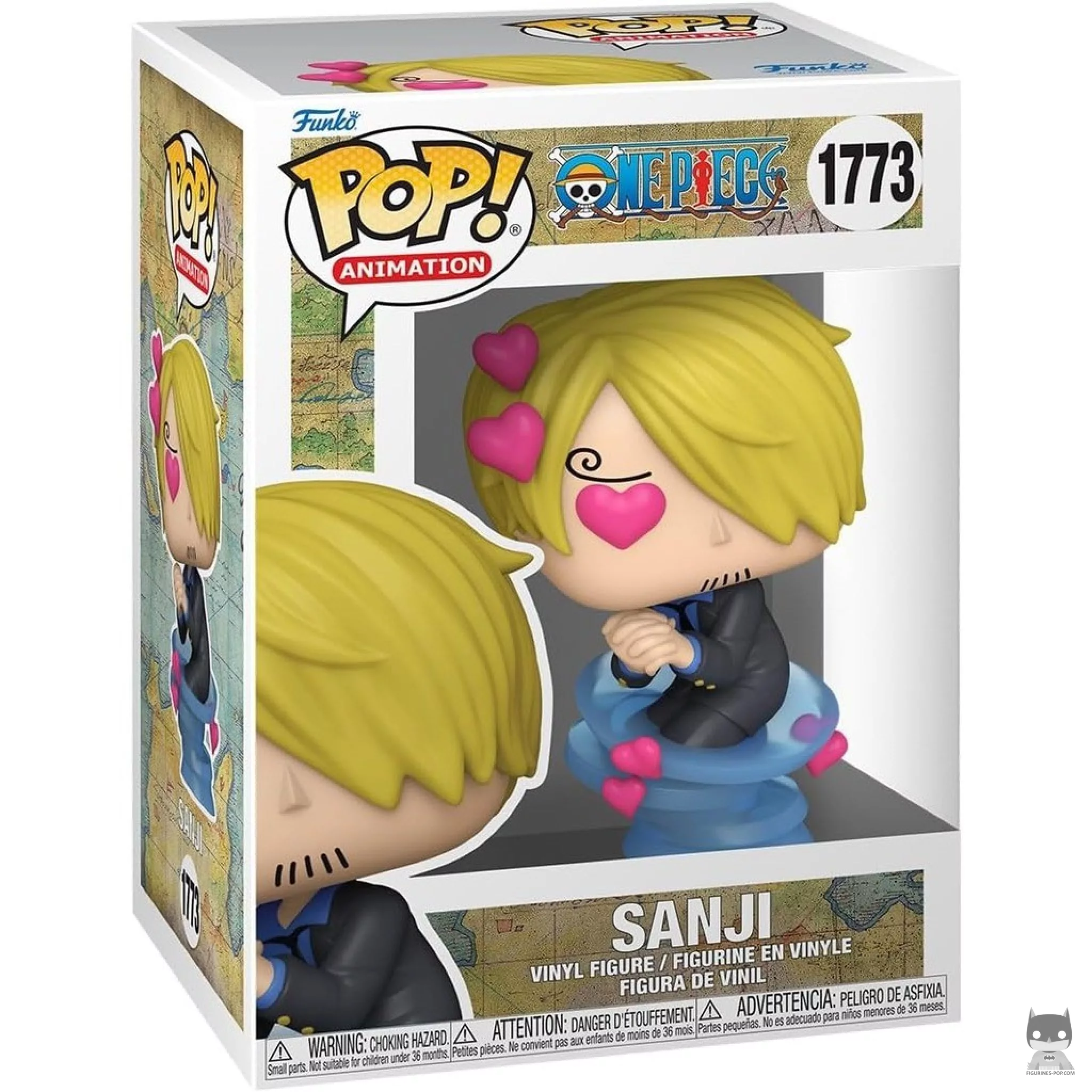 Sanji in Love Funko Pop! figure in its box