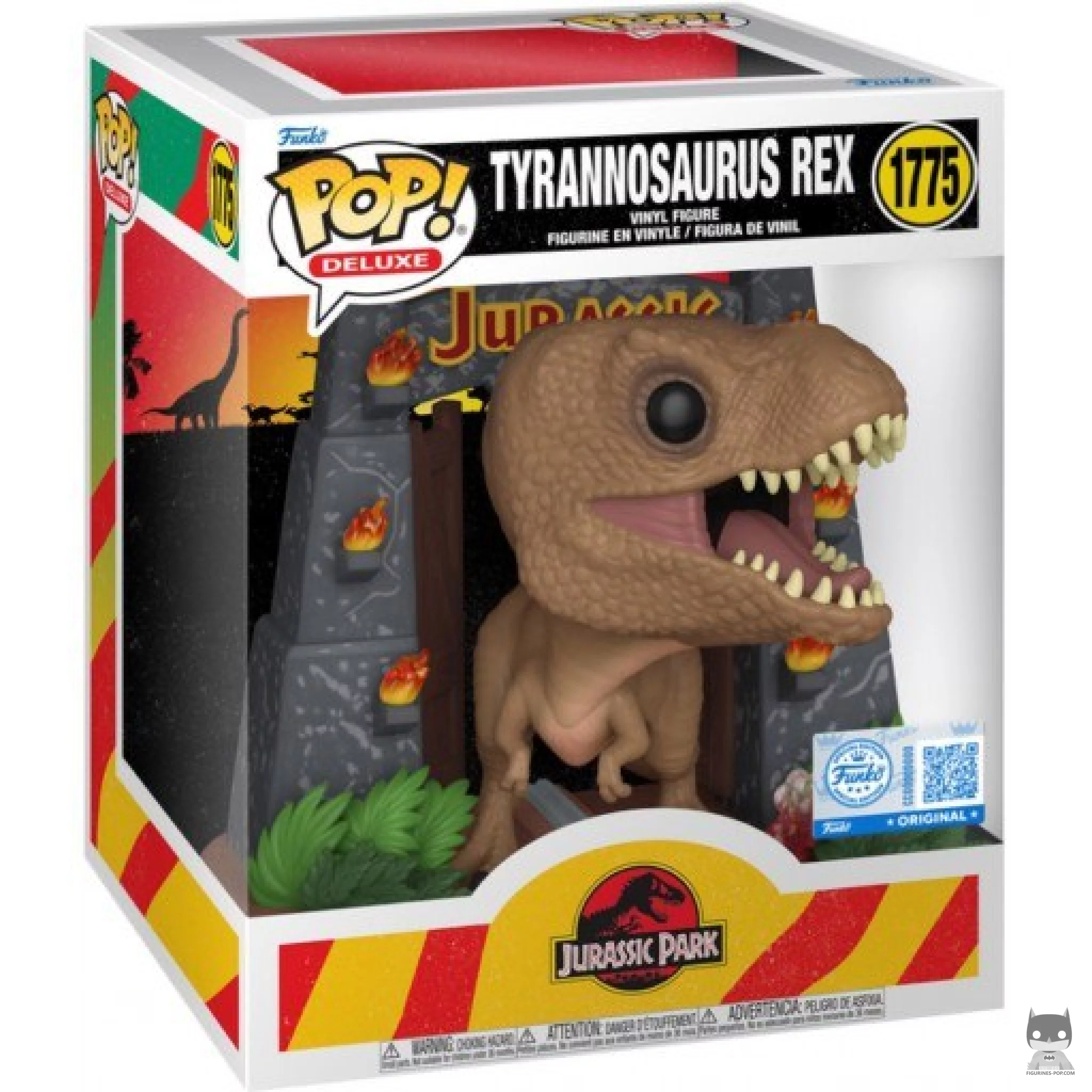 Tyrannosaurus Rex Funko Pop! figure in its box