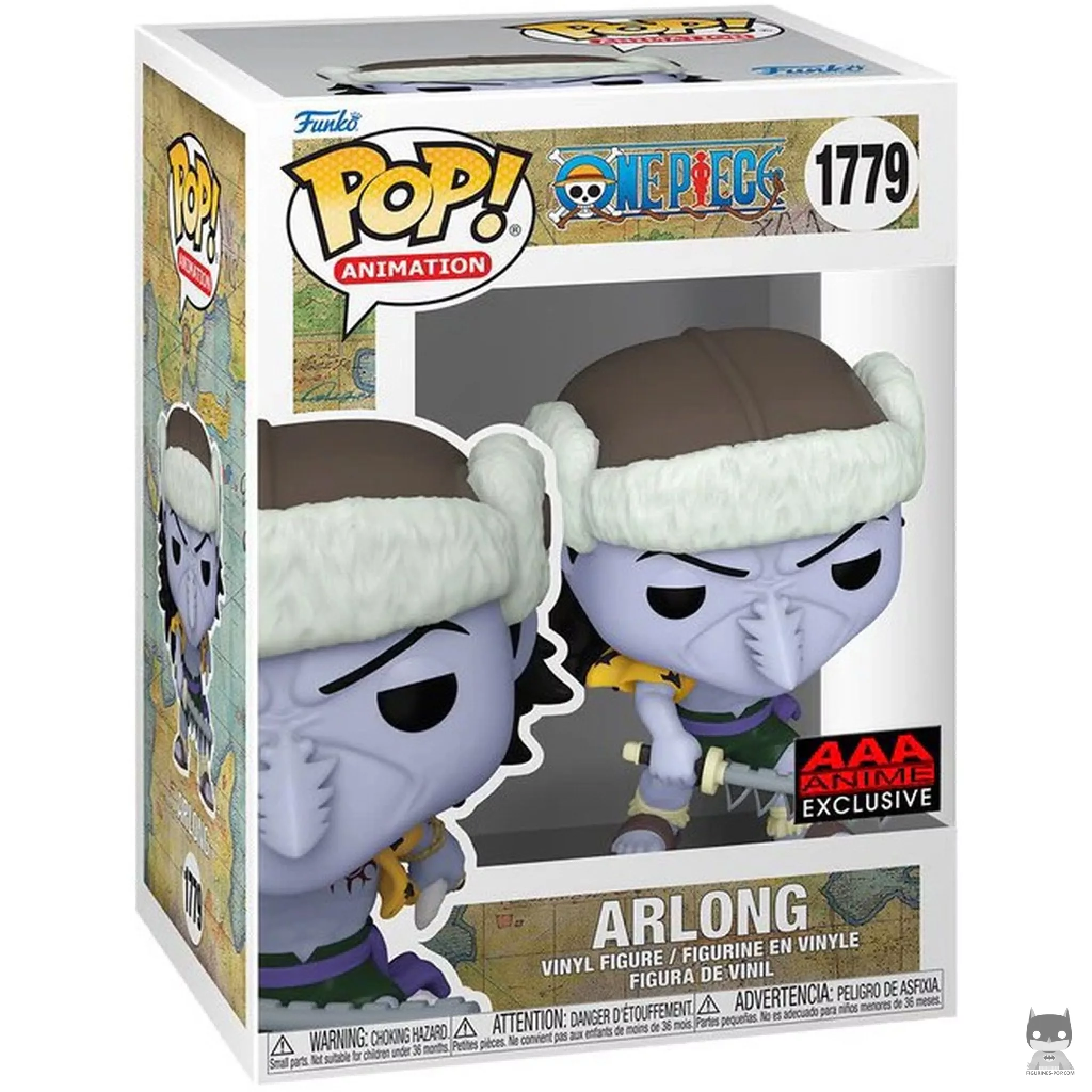 Arlong Funko Pop! figure in its box