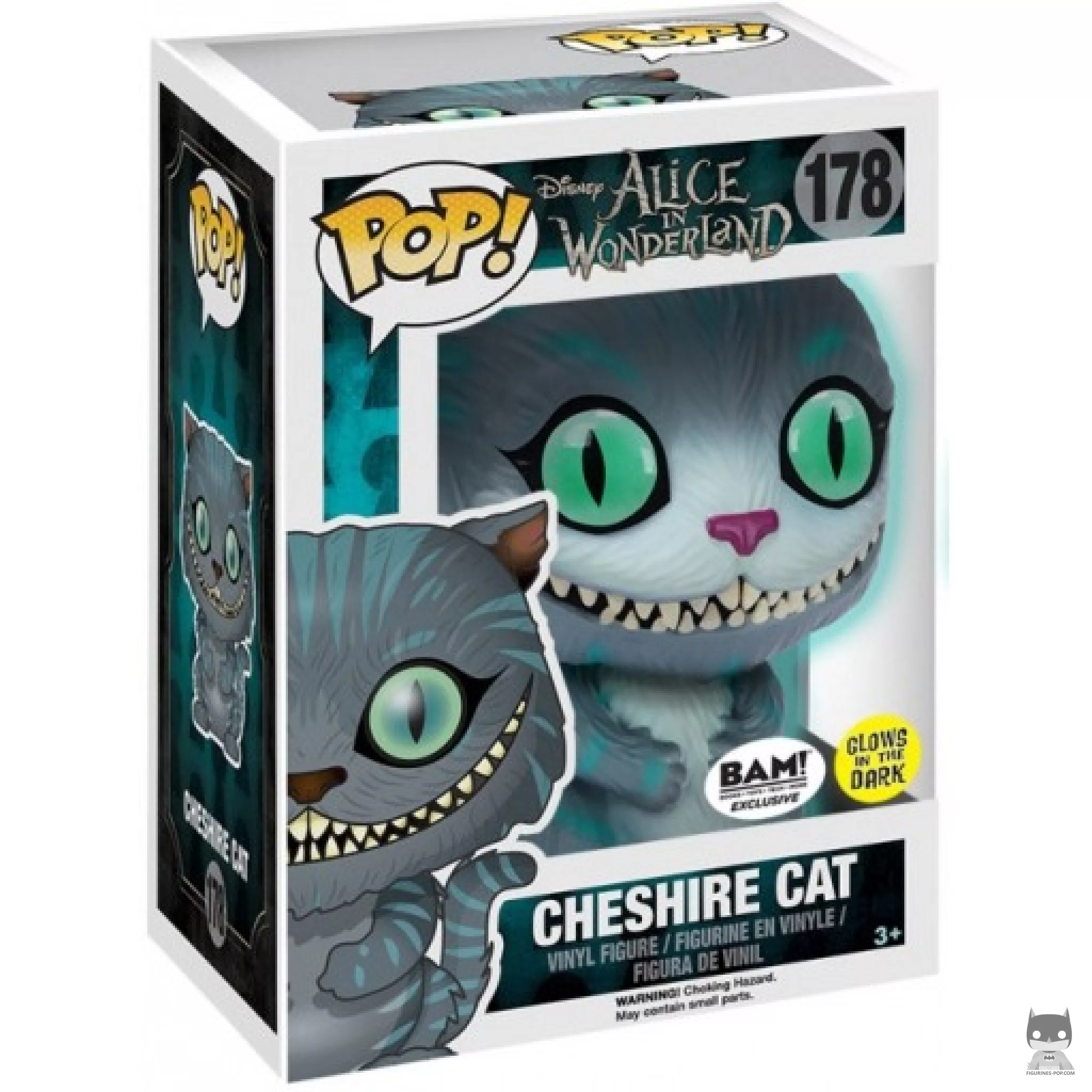 Cheshire Cat Funko Pop! figure in its box