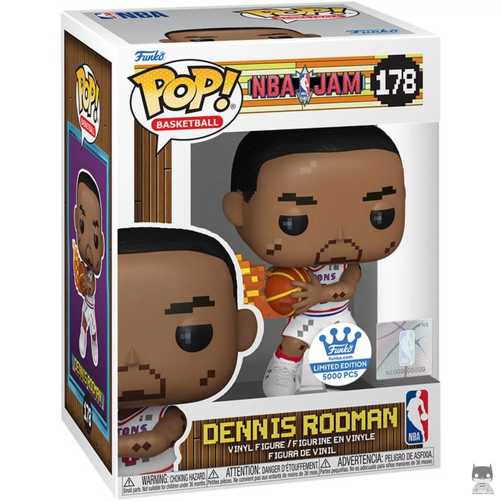 Dennis Rodman (NBA Jam) Funko Pop! figure in its box