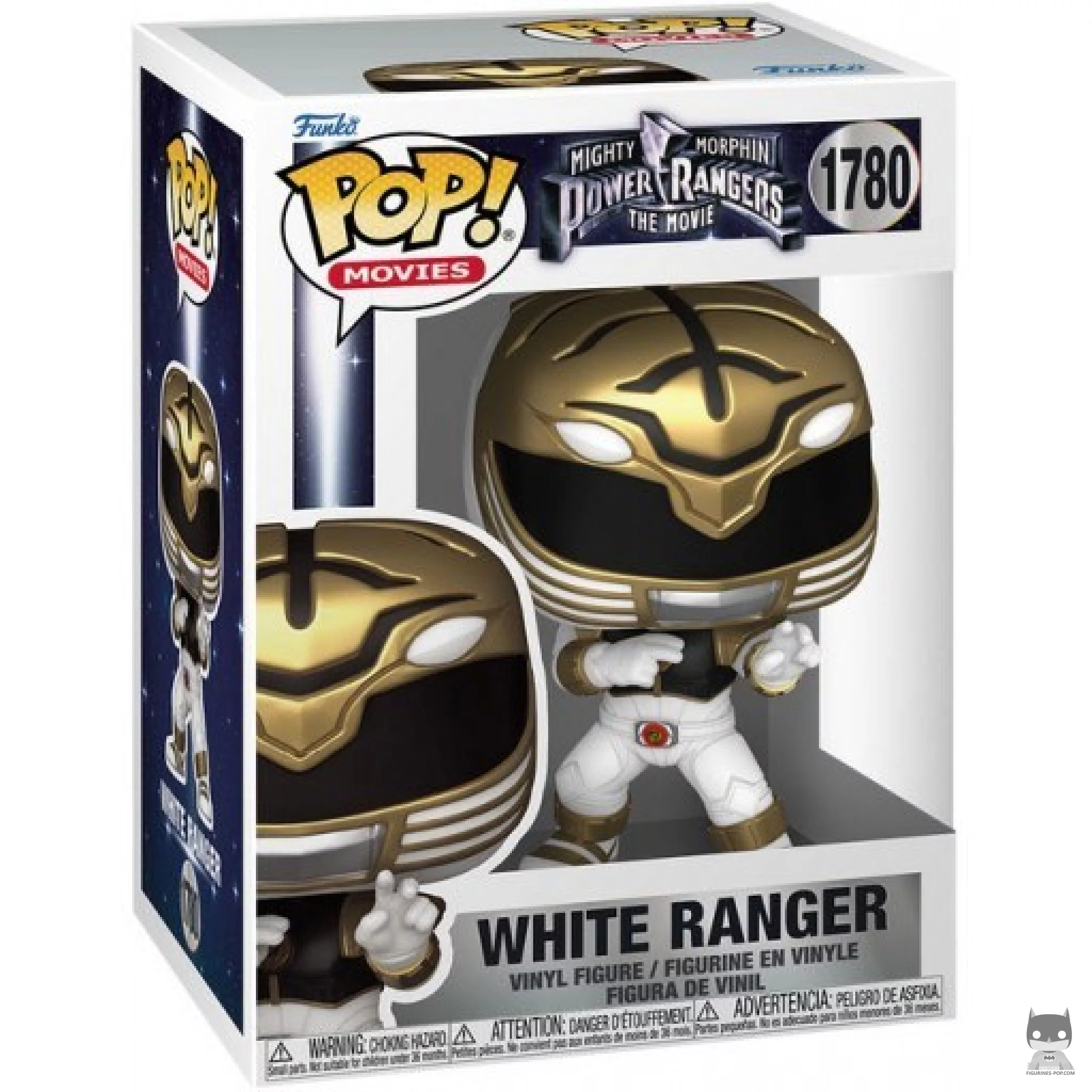 White Ranger Funko Pop! figure in its box