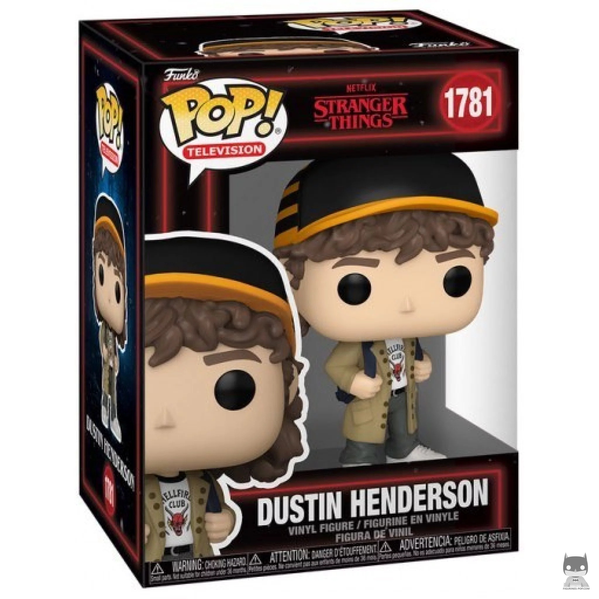 Dustin Henderson Funko Pop! figure in its box