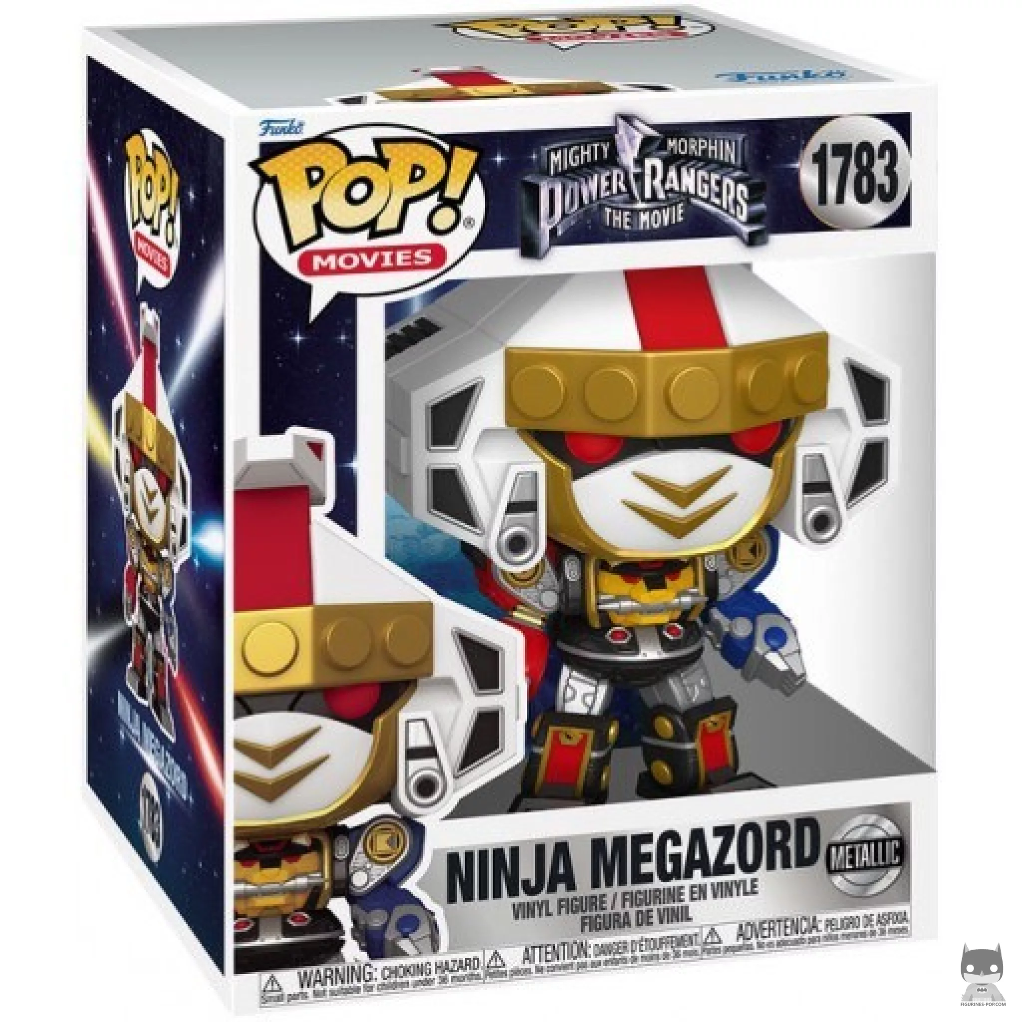 Ninja Megazord (SuperSized & Metallic) Funko Pop! figure in its box