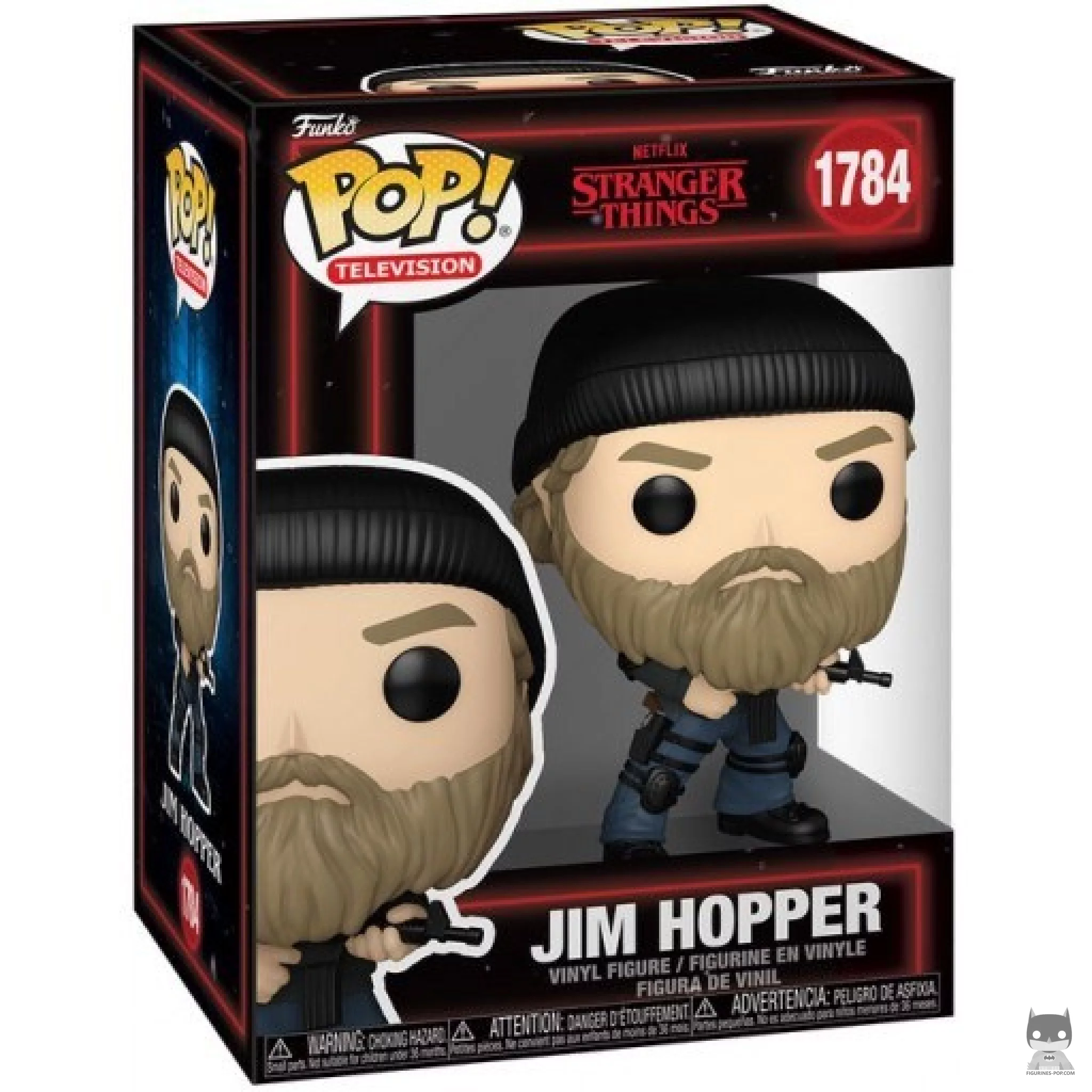 Jim Hopper Funko Pop! figure in its box