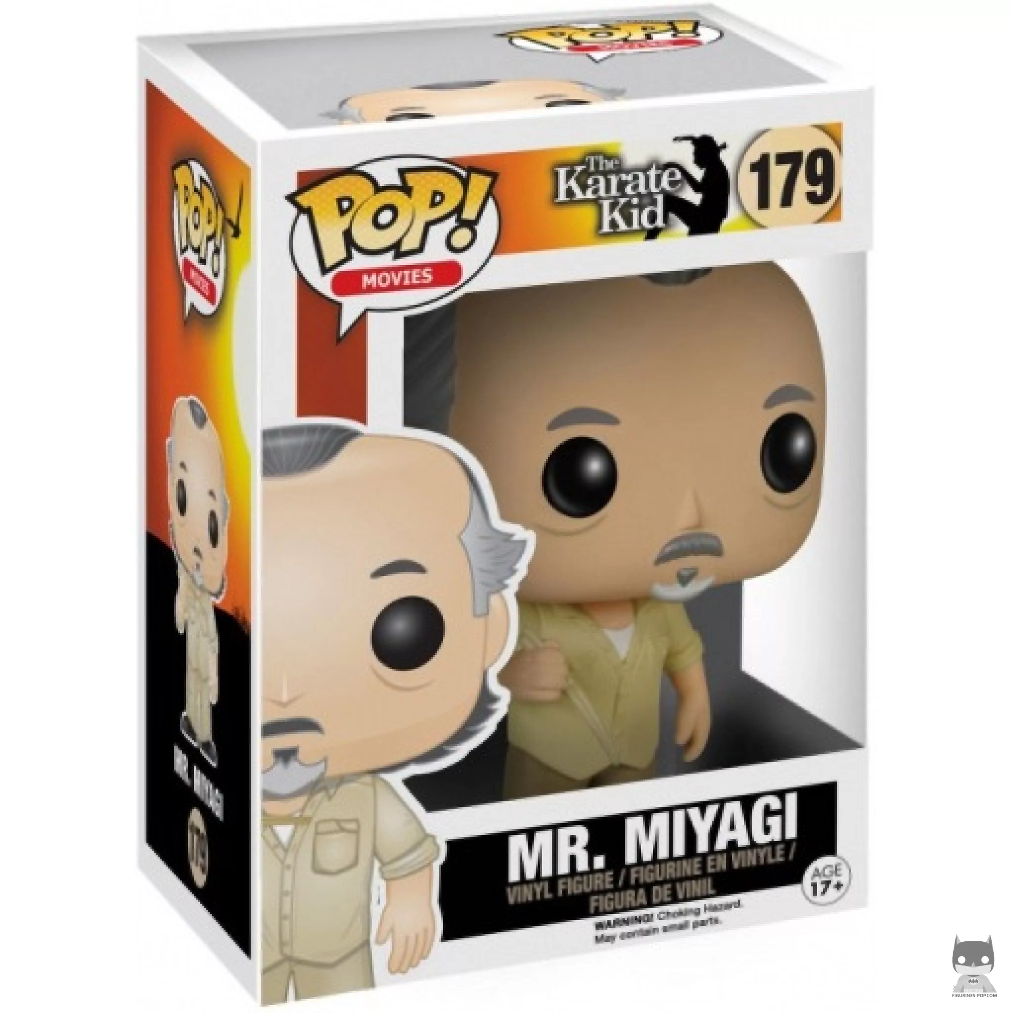 Mr. Miyagi Funko Pop! figure in its box