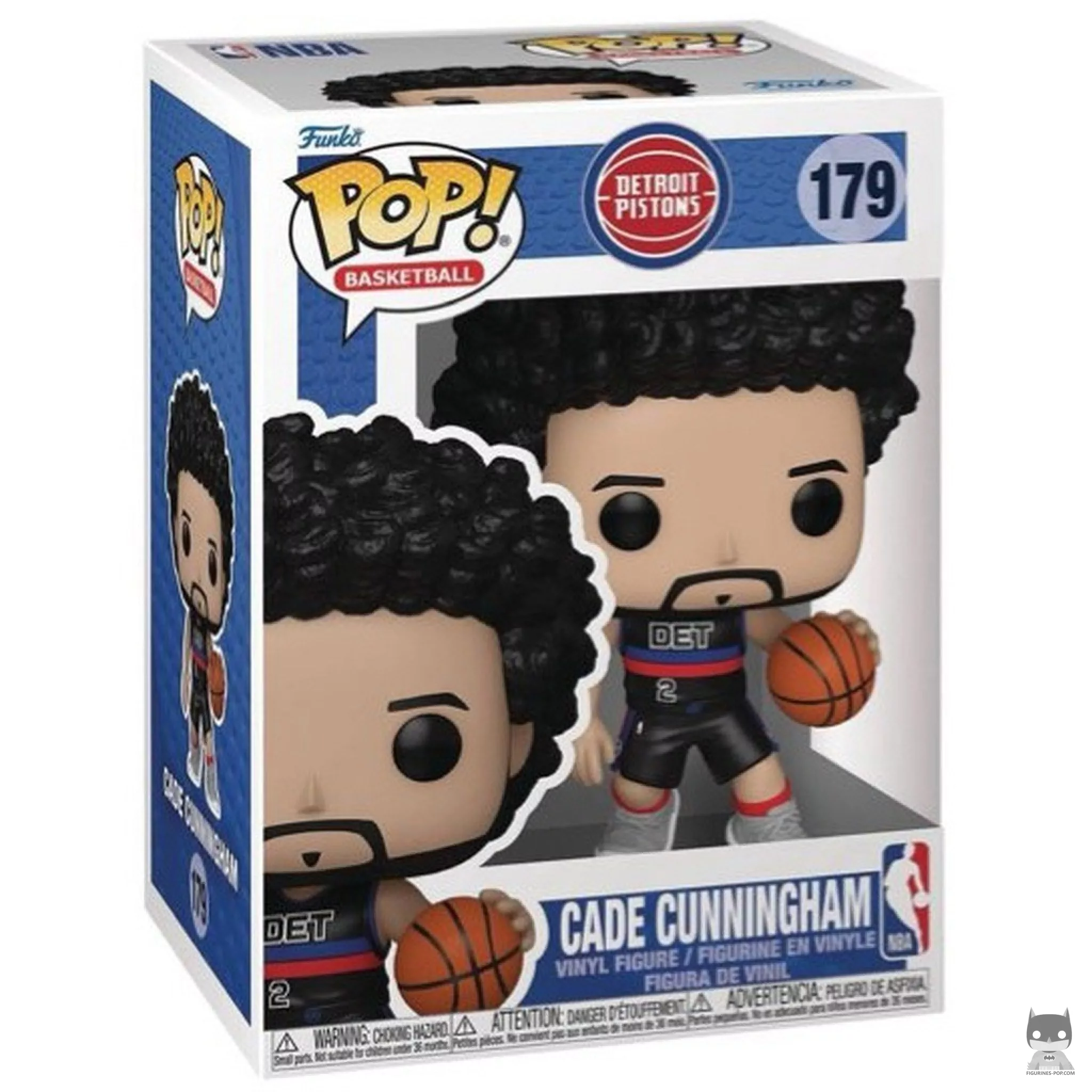 Cade Cunningham Funko Pop! figure in its box