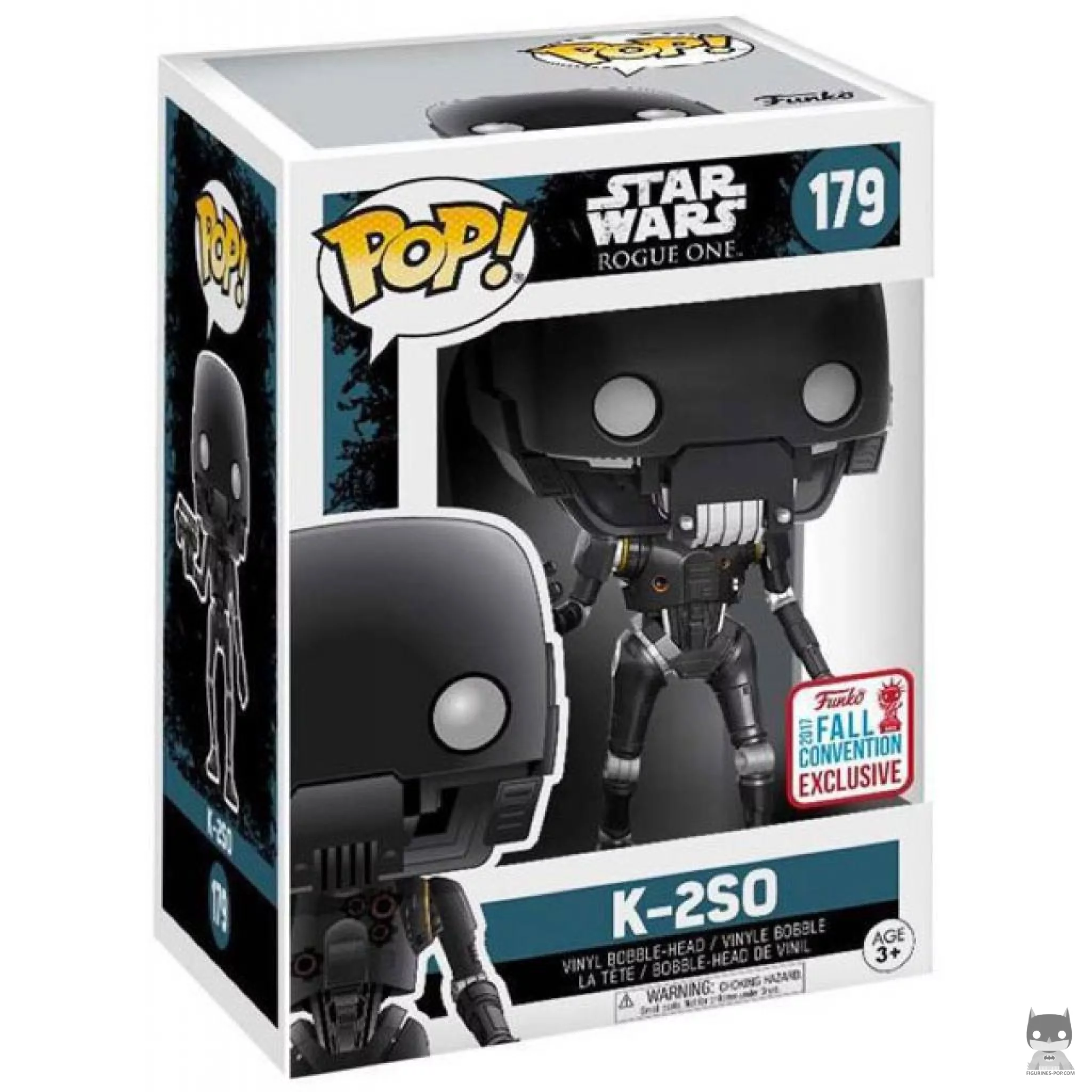 K-2SO Battle Damaged Funko Pop! figure in its box