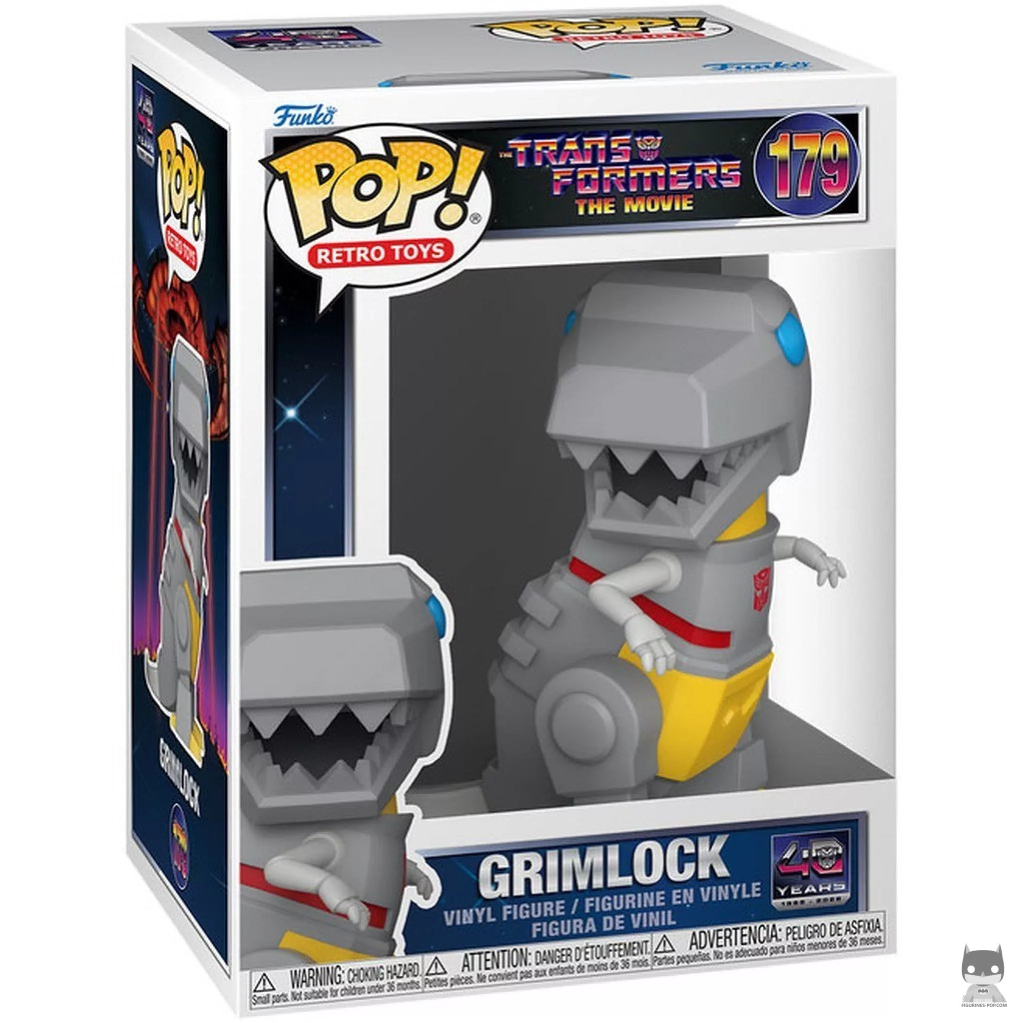 Grimlock Funko Pop! figure in its box