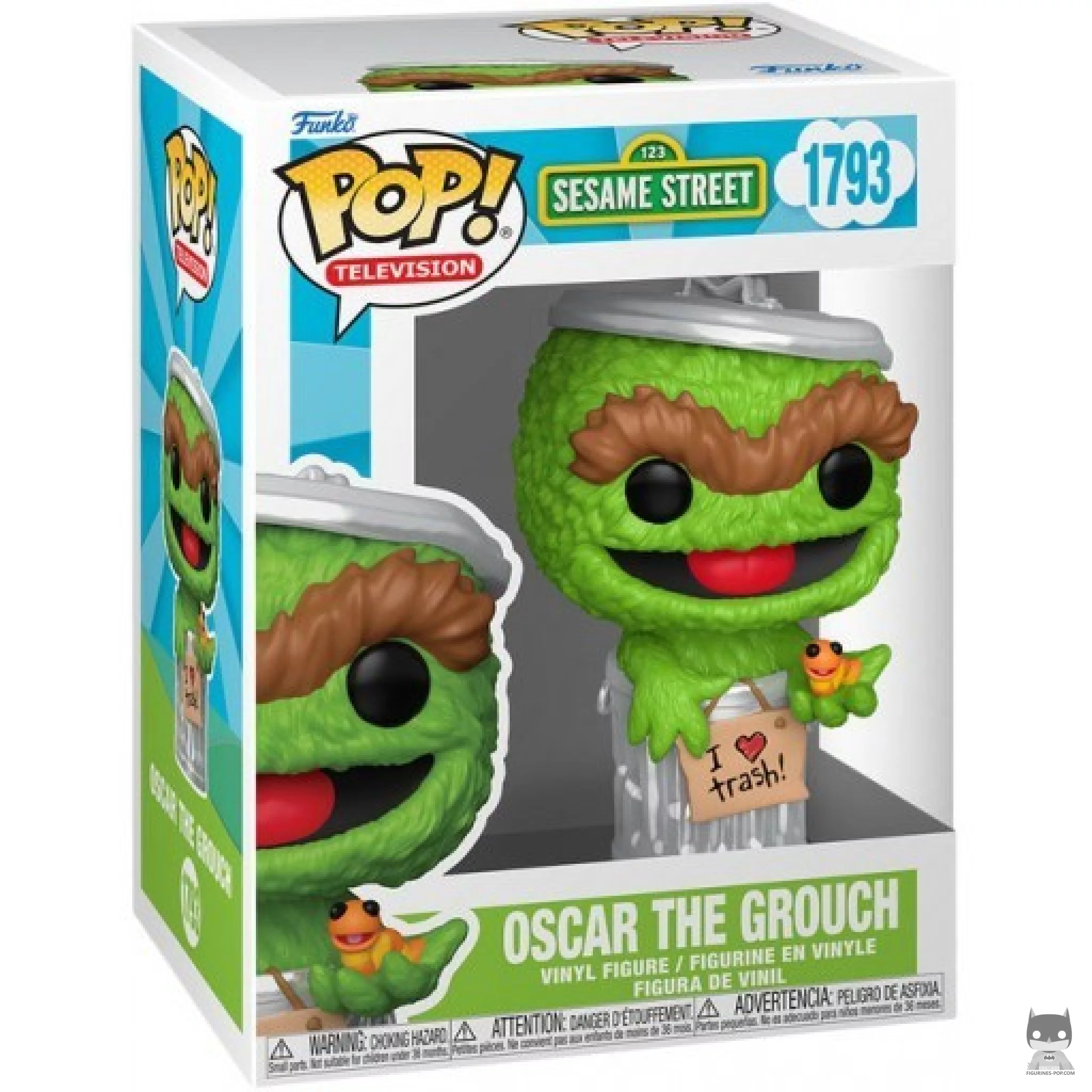 Oscar the Grouch Funko Pop! figure in its box