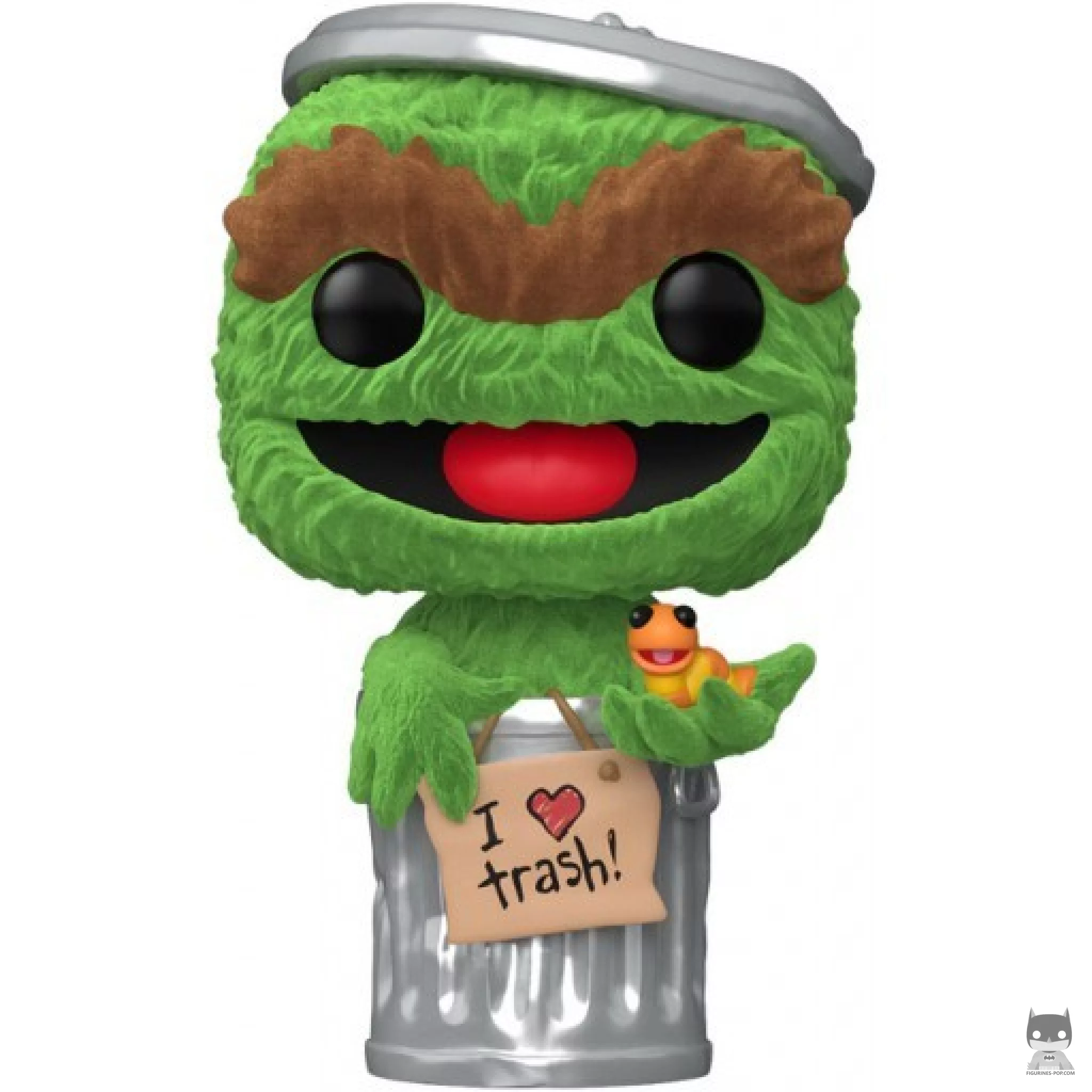 Oscar the Grouch (Flocked) Funko Pop! figure (Sesame Street)