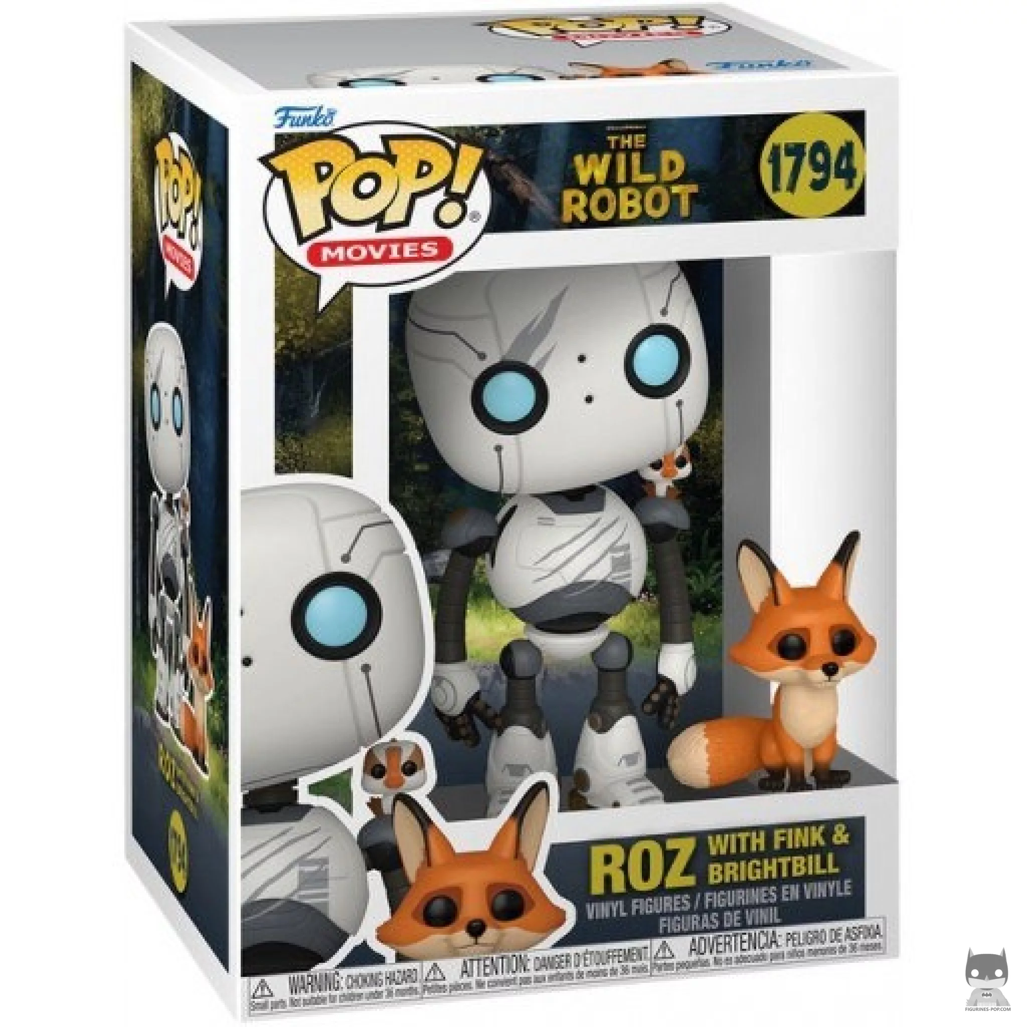 Roz with Brightbill & Fink Funko Pop! figure in its box