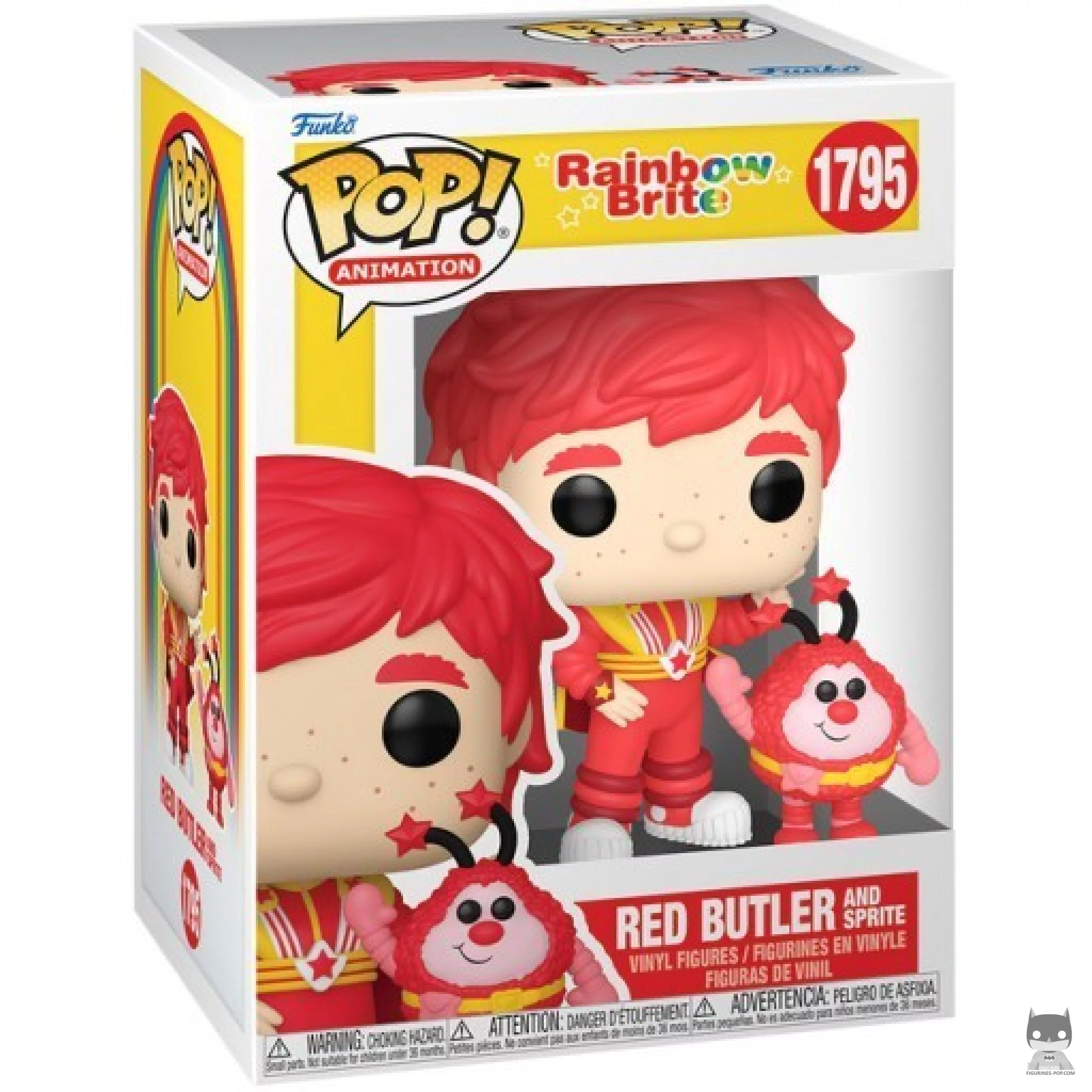Red Butler and Sprite Funko Pop! figure in its box