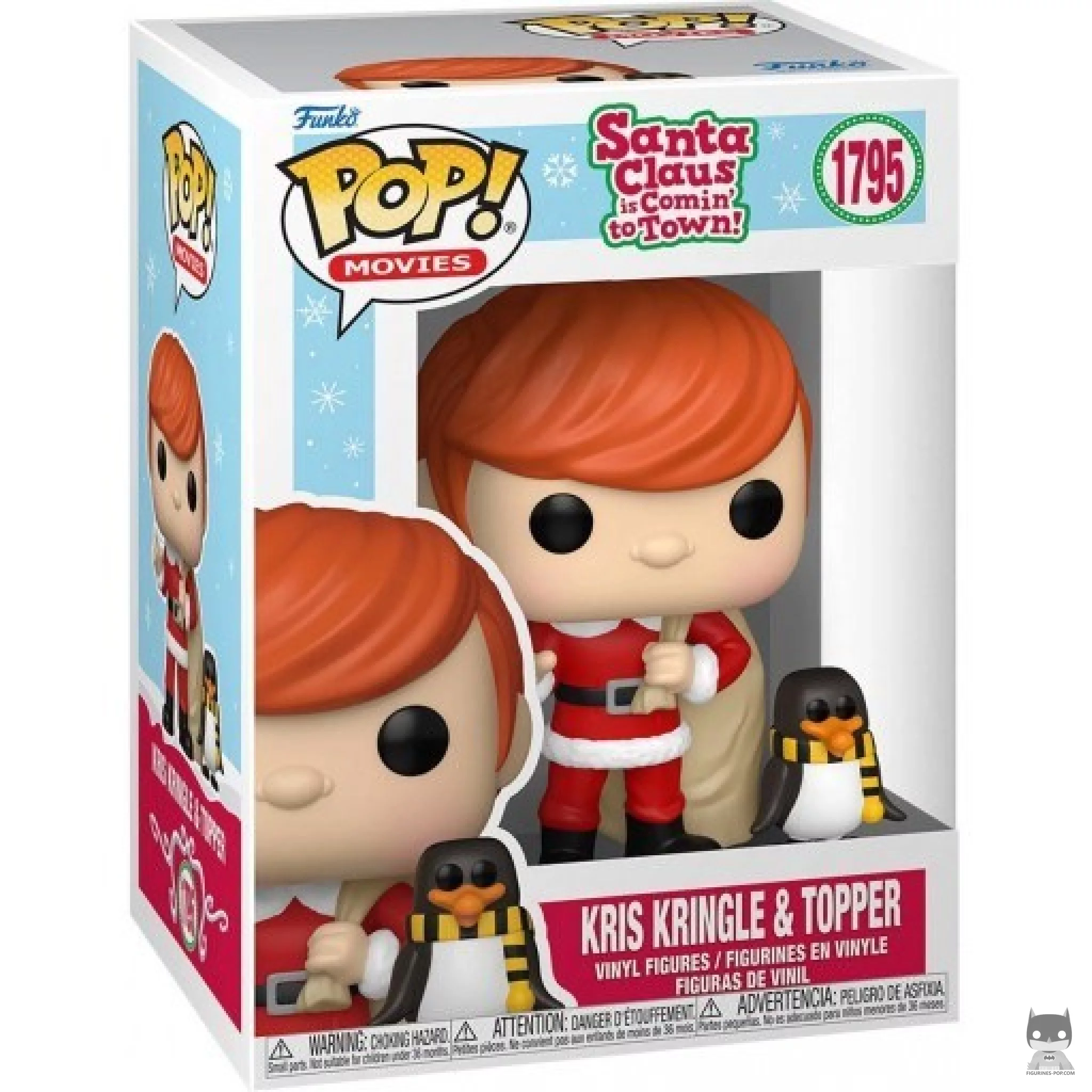 Kris Kringle & Topper Funko Pop! figure in its box