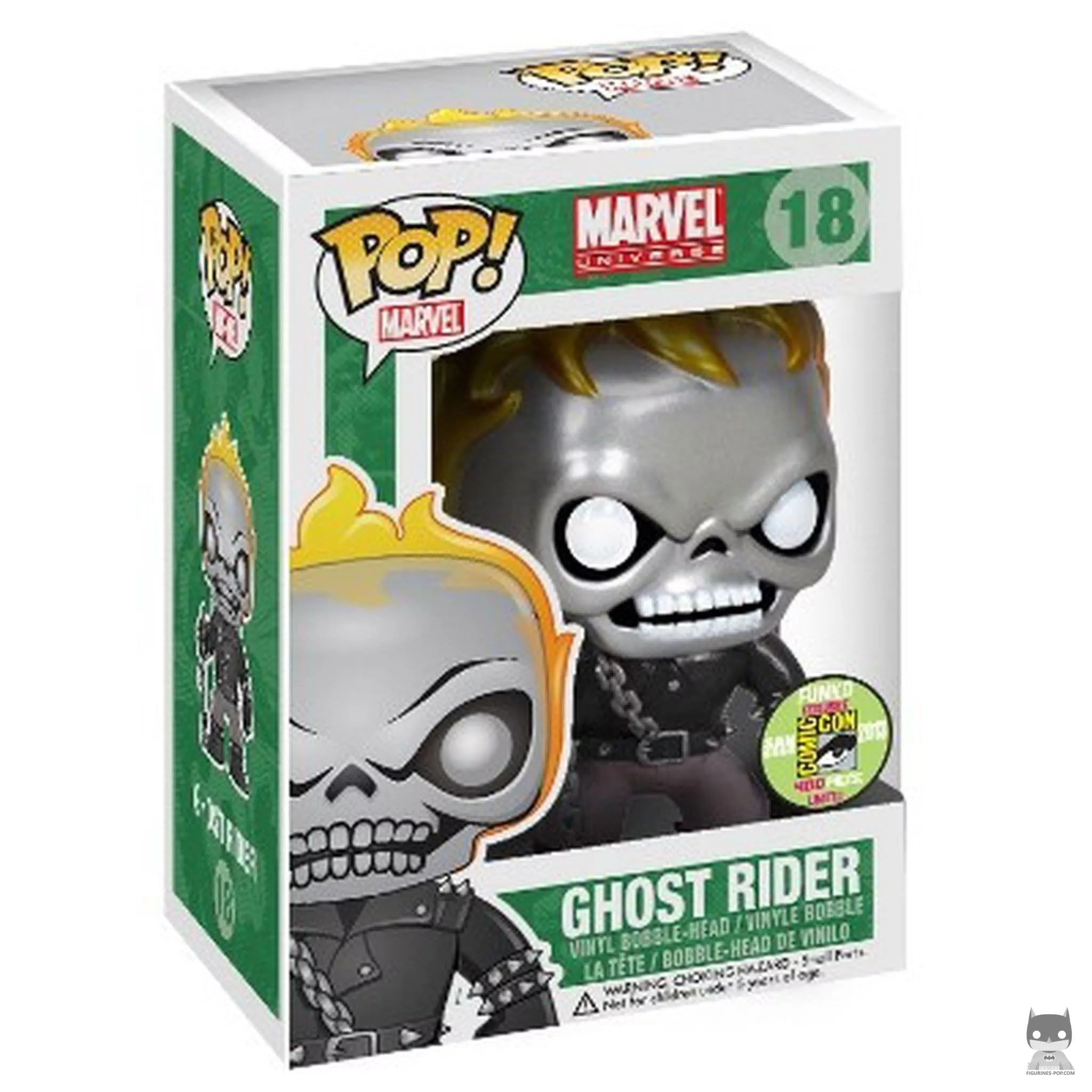 Ghost Rider Funko Pop! figure in its box