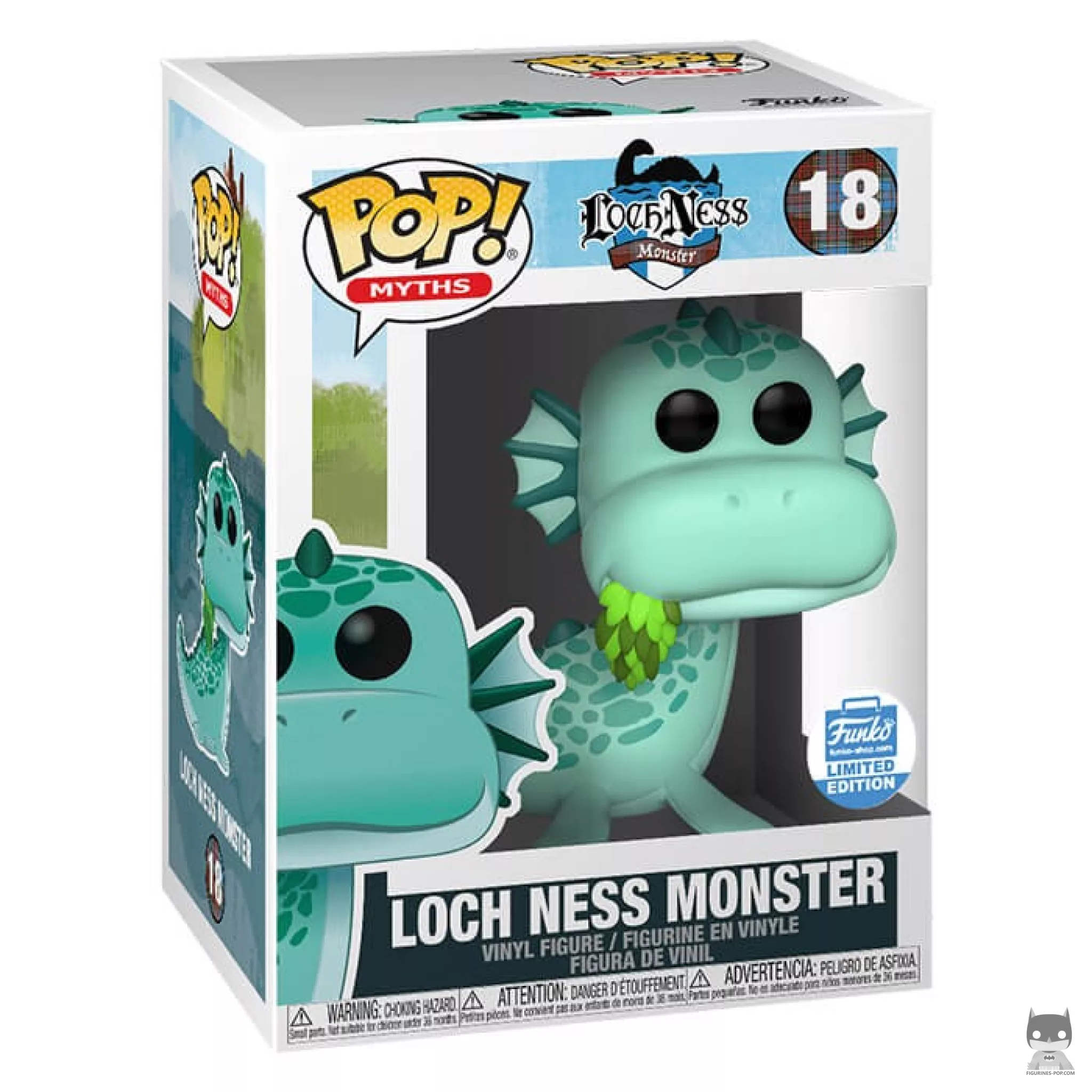 Loch Ness Monster Funko Pop! figure in its box
