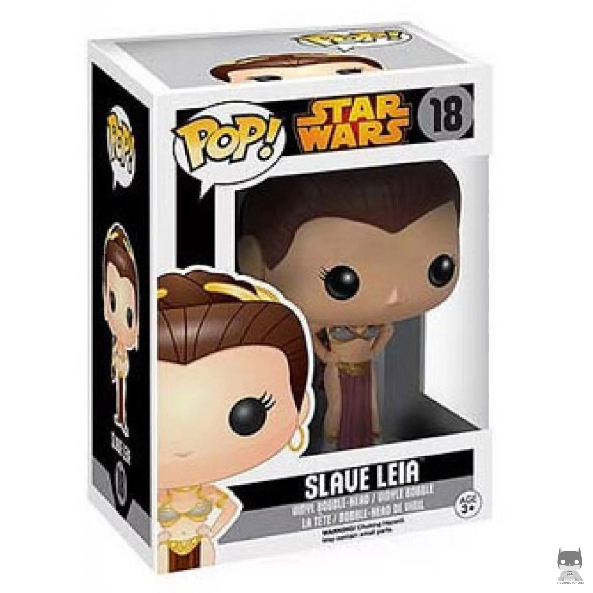Slave Leia Funko Pop! figure in its box