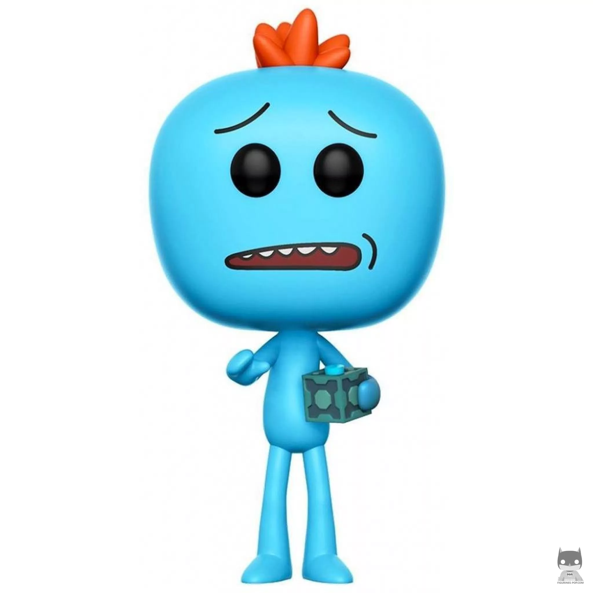 Mr. Meeseeks with Meeseeks Box Funko Pop! figure (Rick and Morty)