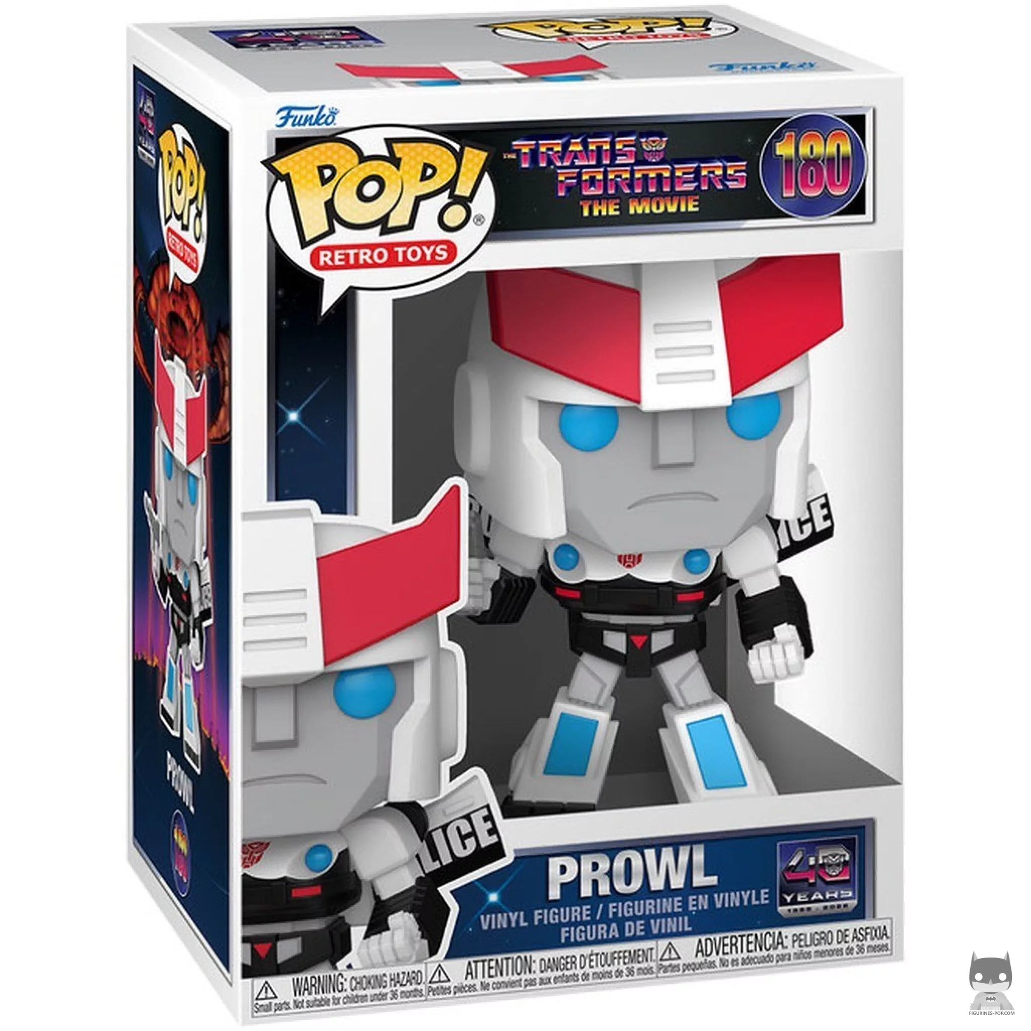 Prowl Funko Pop! figure in its box