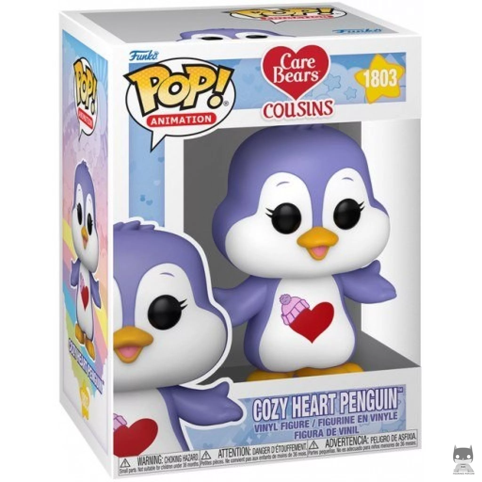 Cozy Heart Penguin Funko Pop! figure in its box