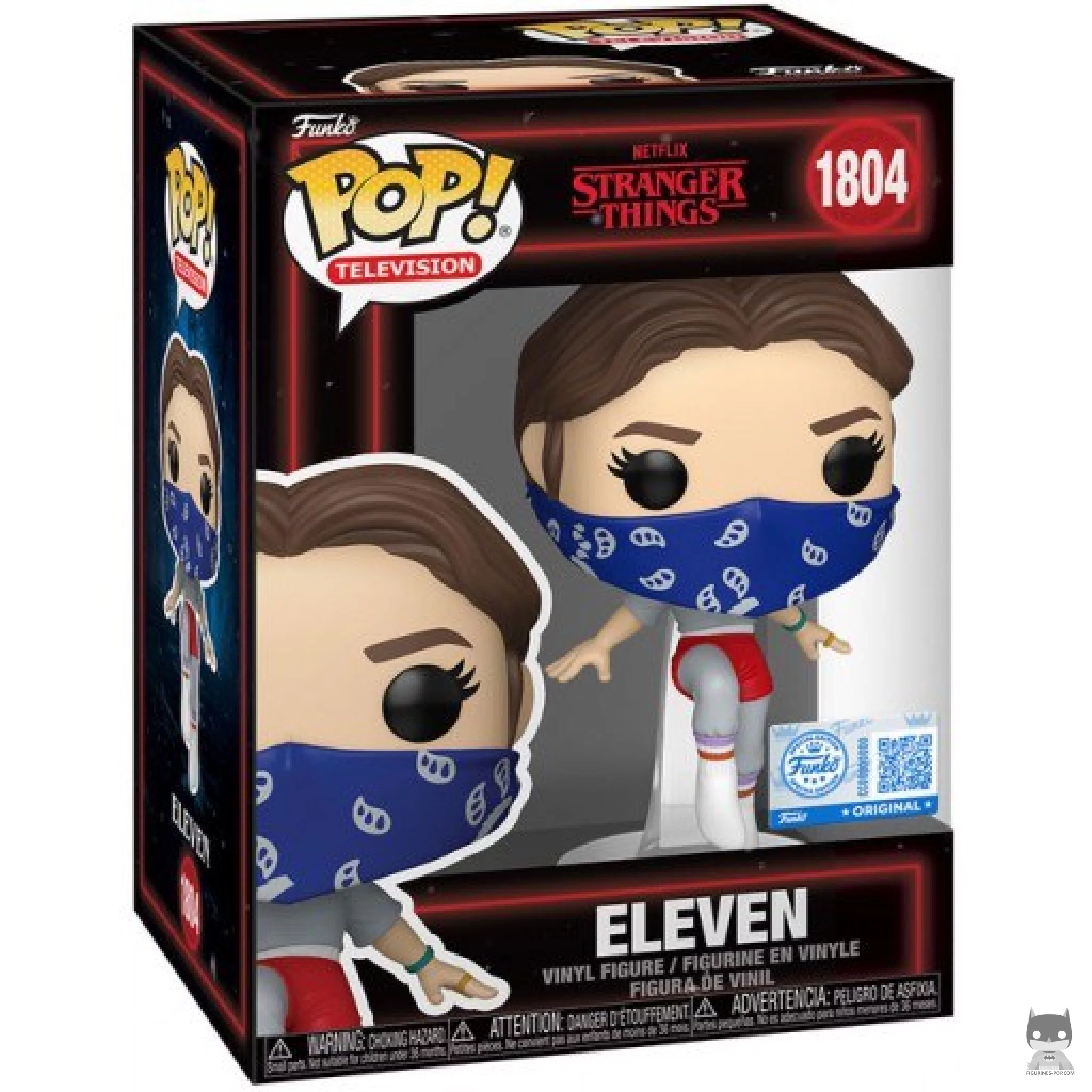 Eleven with Bandana (Floating) Funko Pop! figure in its box