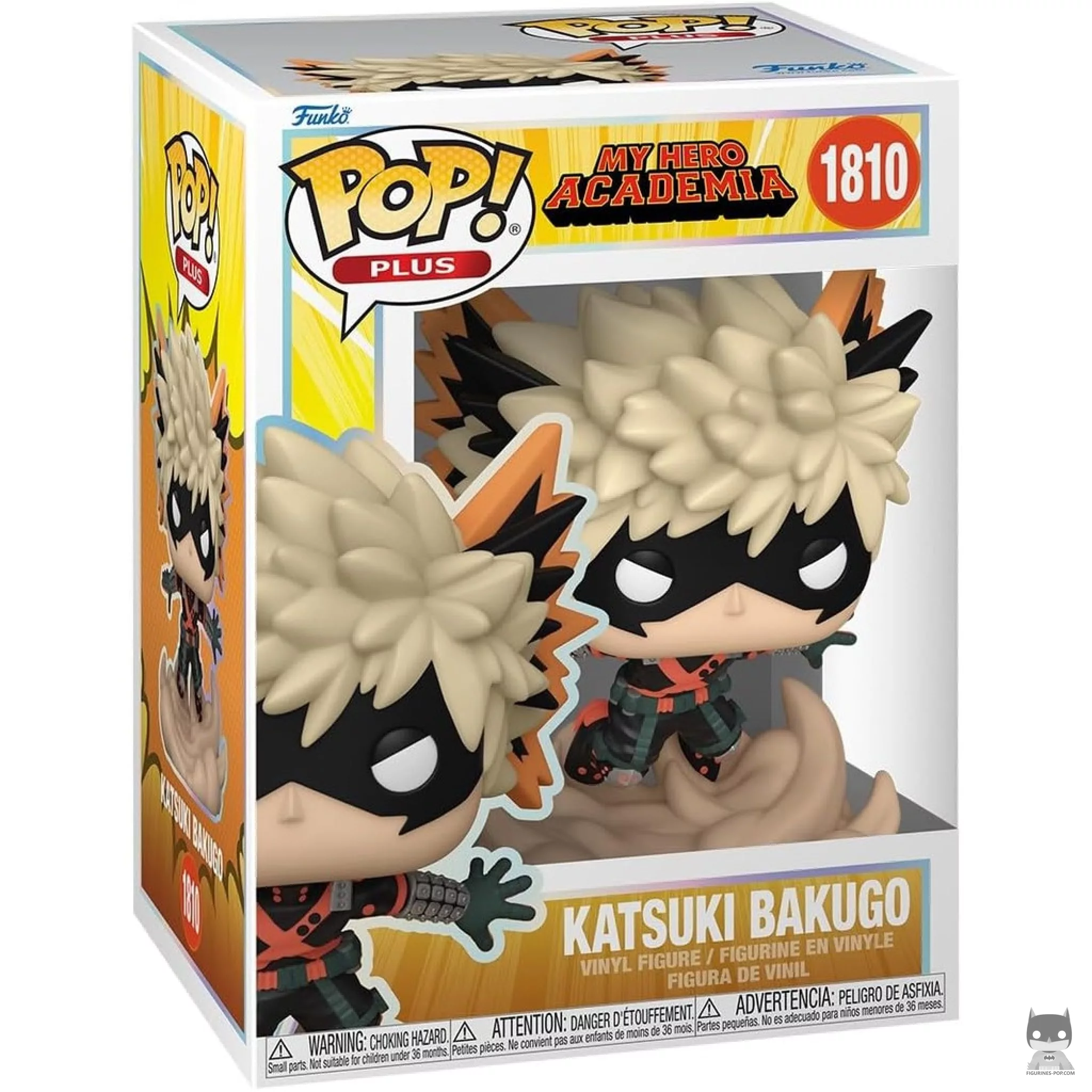 Katsuki Bakugo Funko Pop! figure in its box