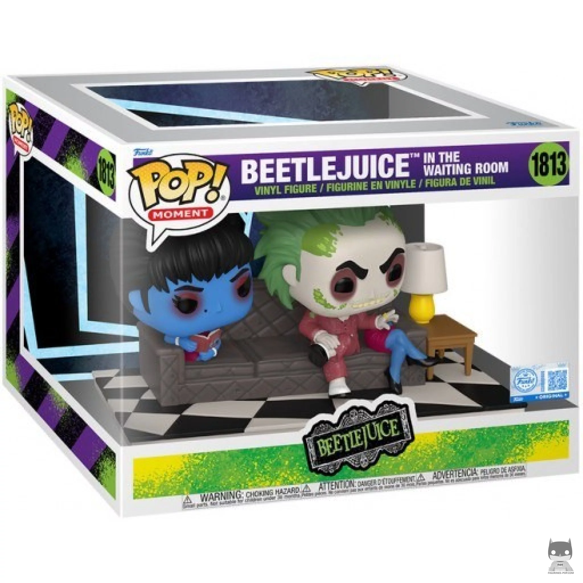 Beetlejuice in the Waiting Room Funko Pop! figure in its box