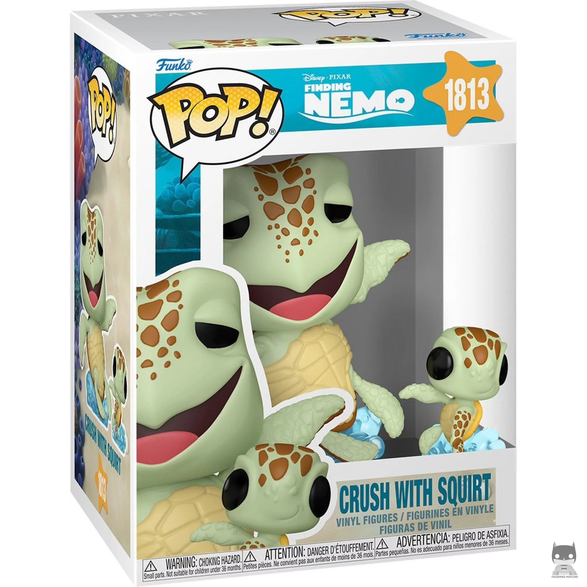 Crush with Squirt Funko Pop! figure in its box