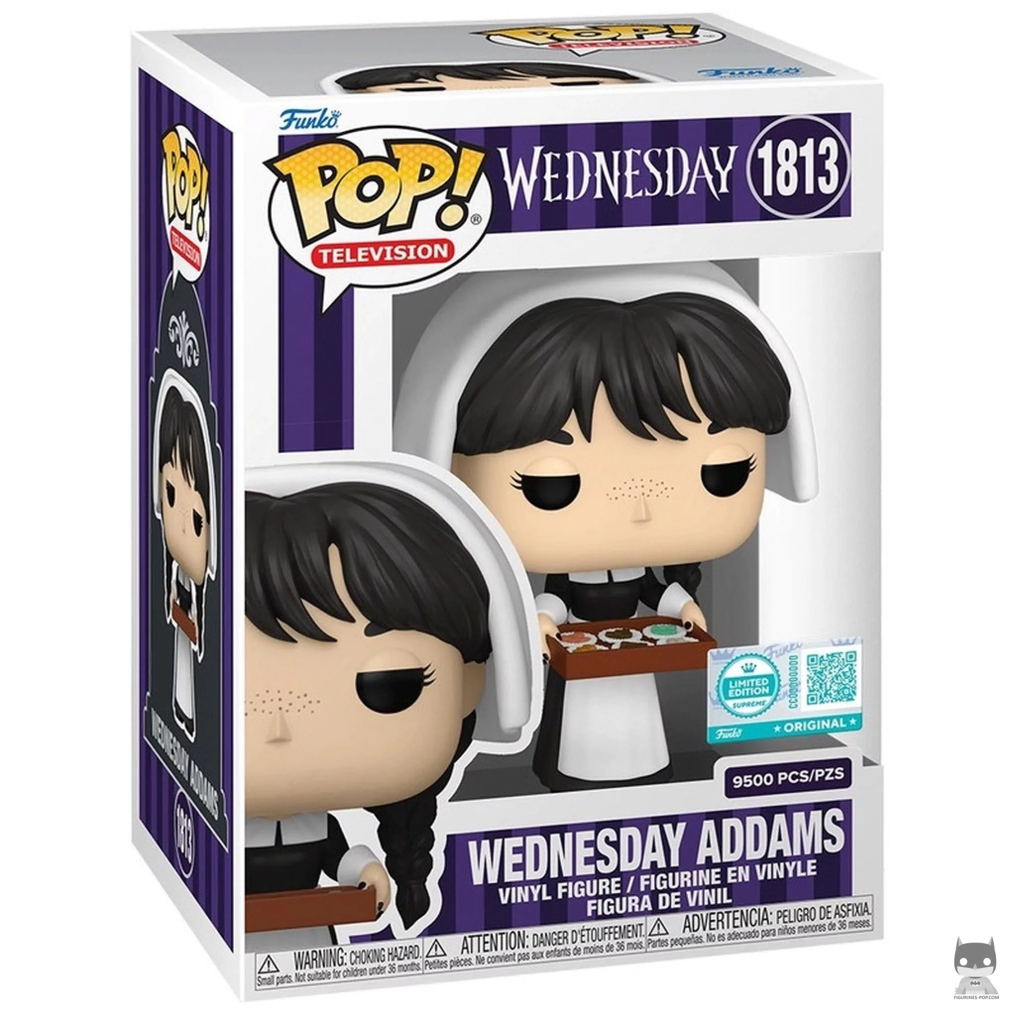 Wednesday Addams Funko Pop! figure in its box