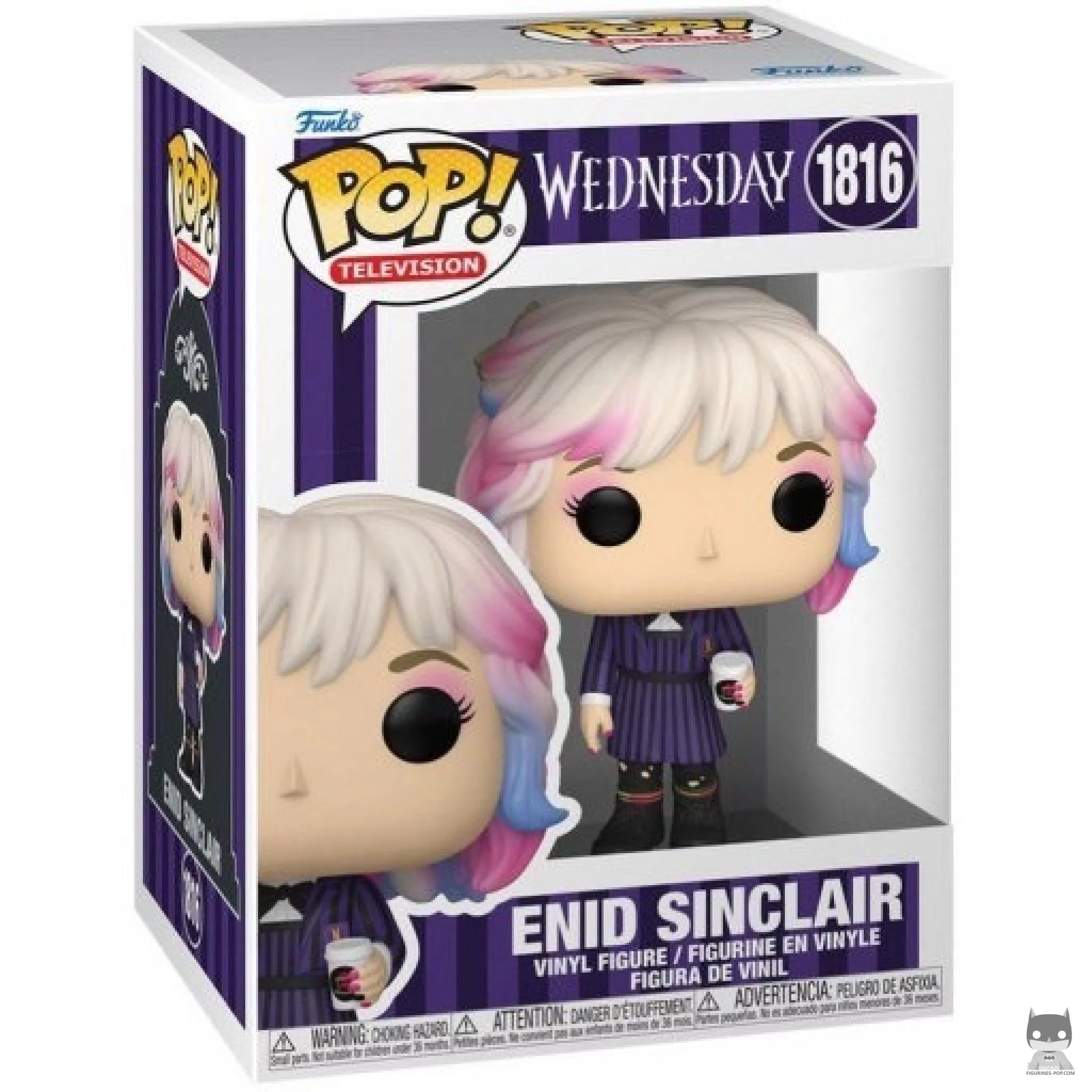 Eind Sinclair Funko Pop! figure in its box