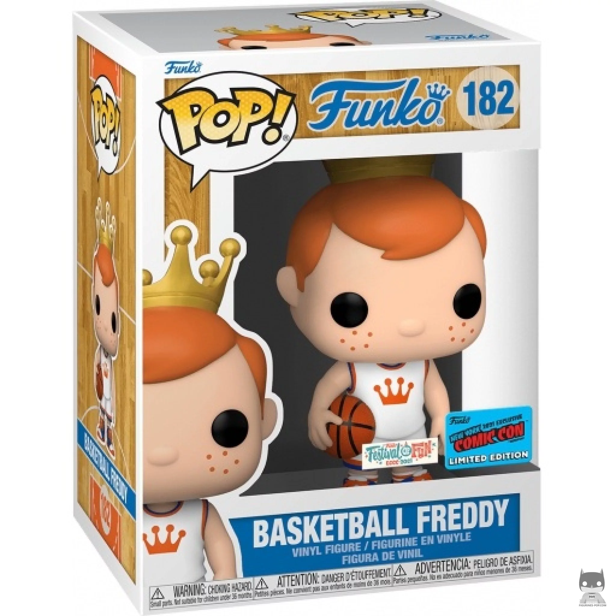 Basketball Freddy (White) Funko Pop! figure in its box