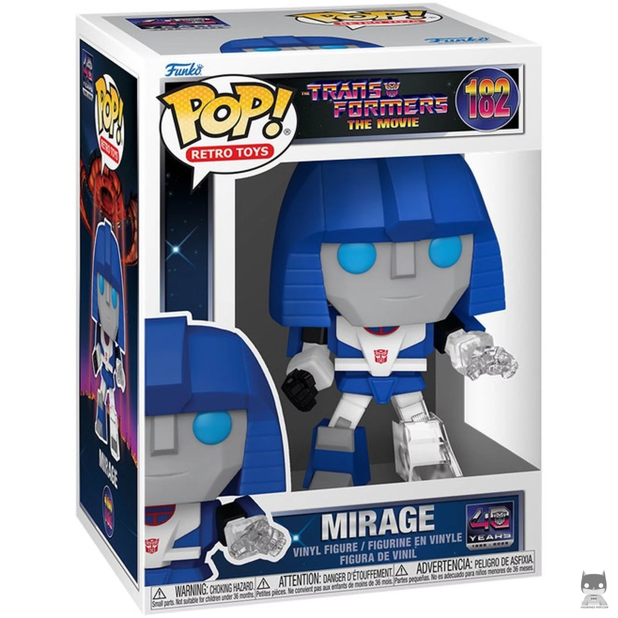 Mirage Funko Pop! figure in its box