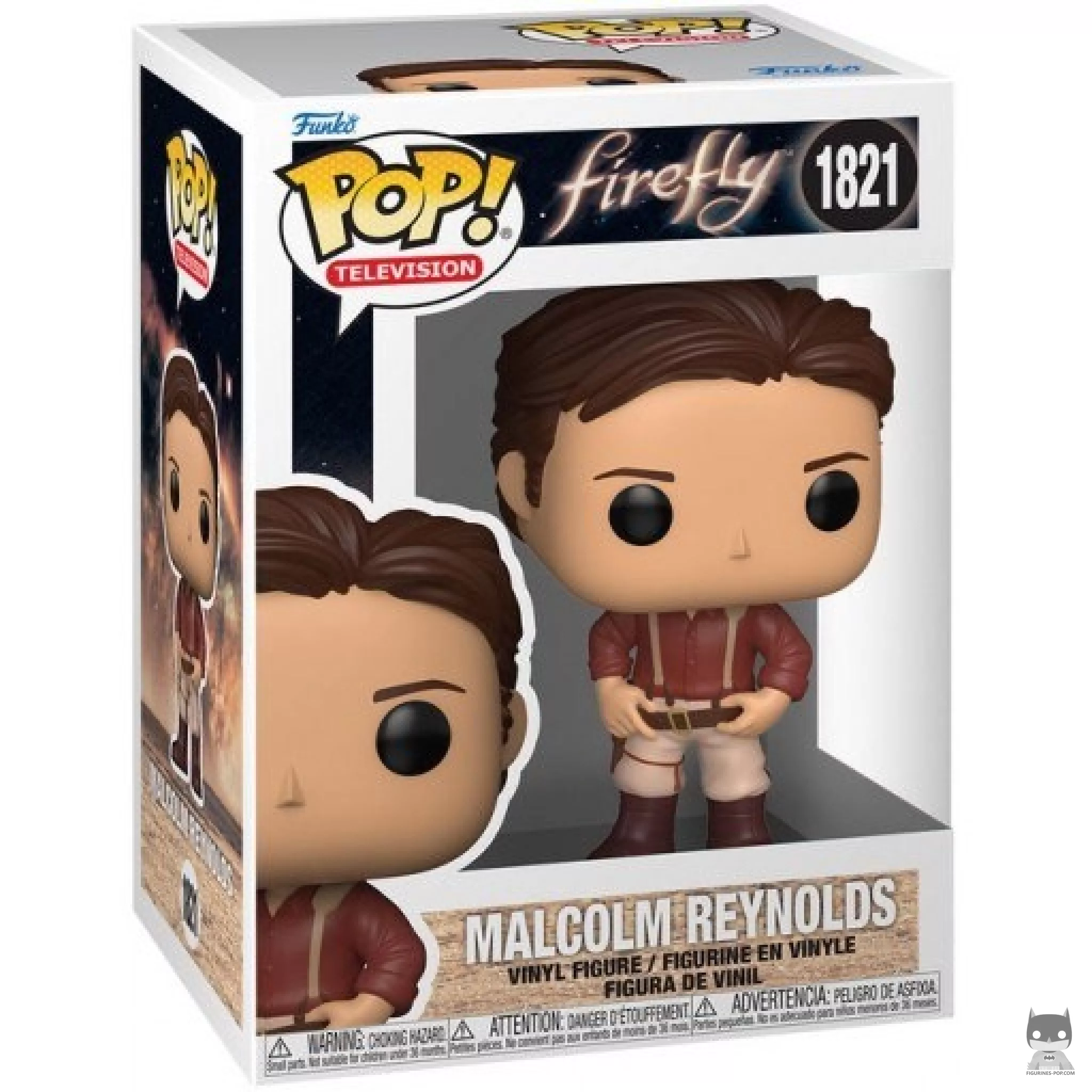 Malcolm Reynolds Funko Pop! figure in its box