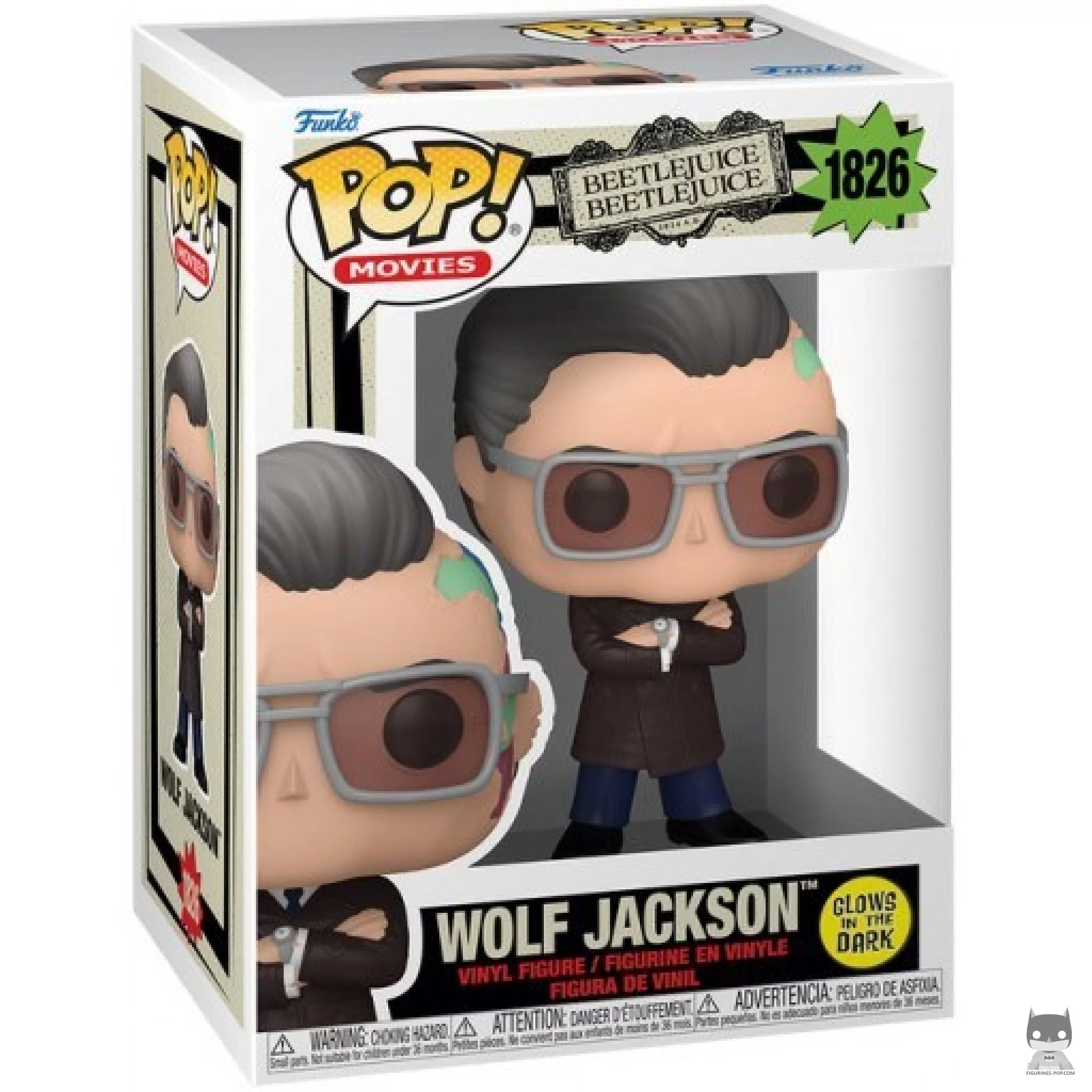 Wolf Jackson (Glow in the Dark) Funko Pop! figure in its box