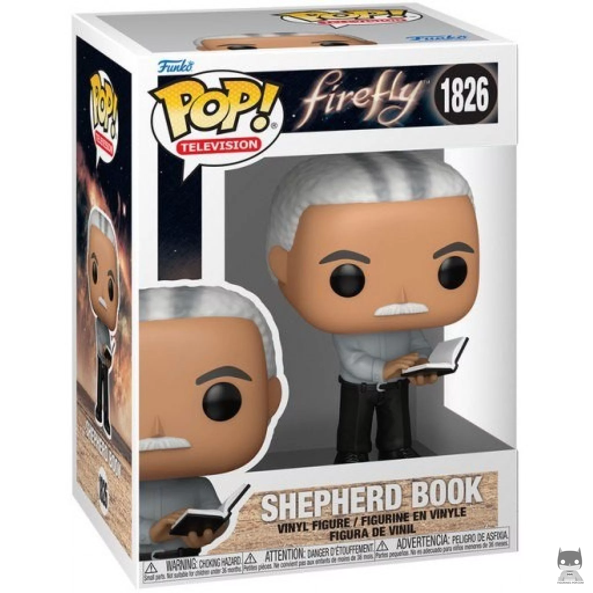 Shepherd Book Funko Pop! figure in its box