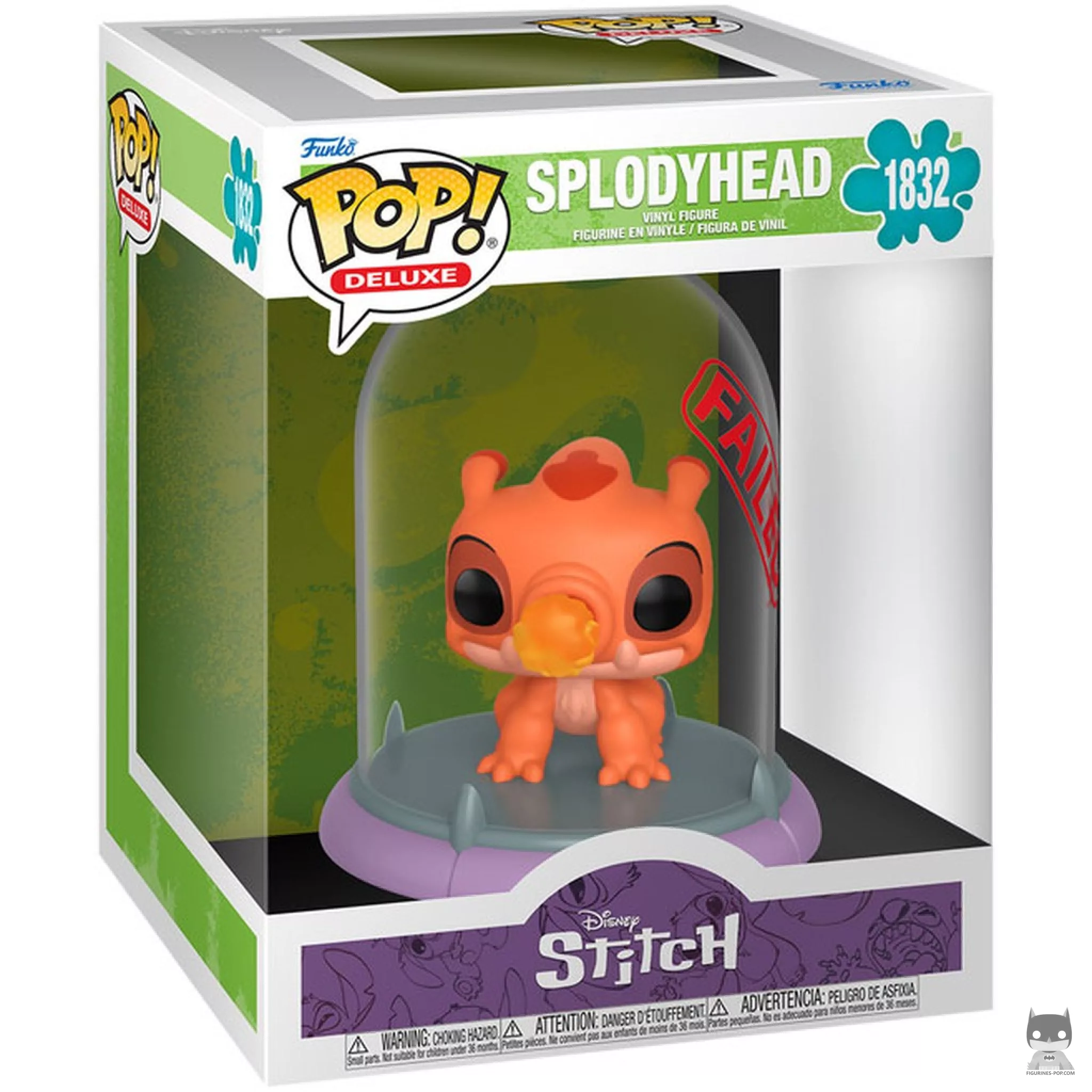 Splodyhead (Containment Capsule) Funko Pop! figure in its box