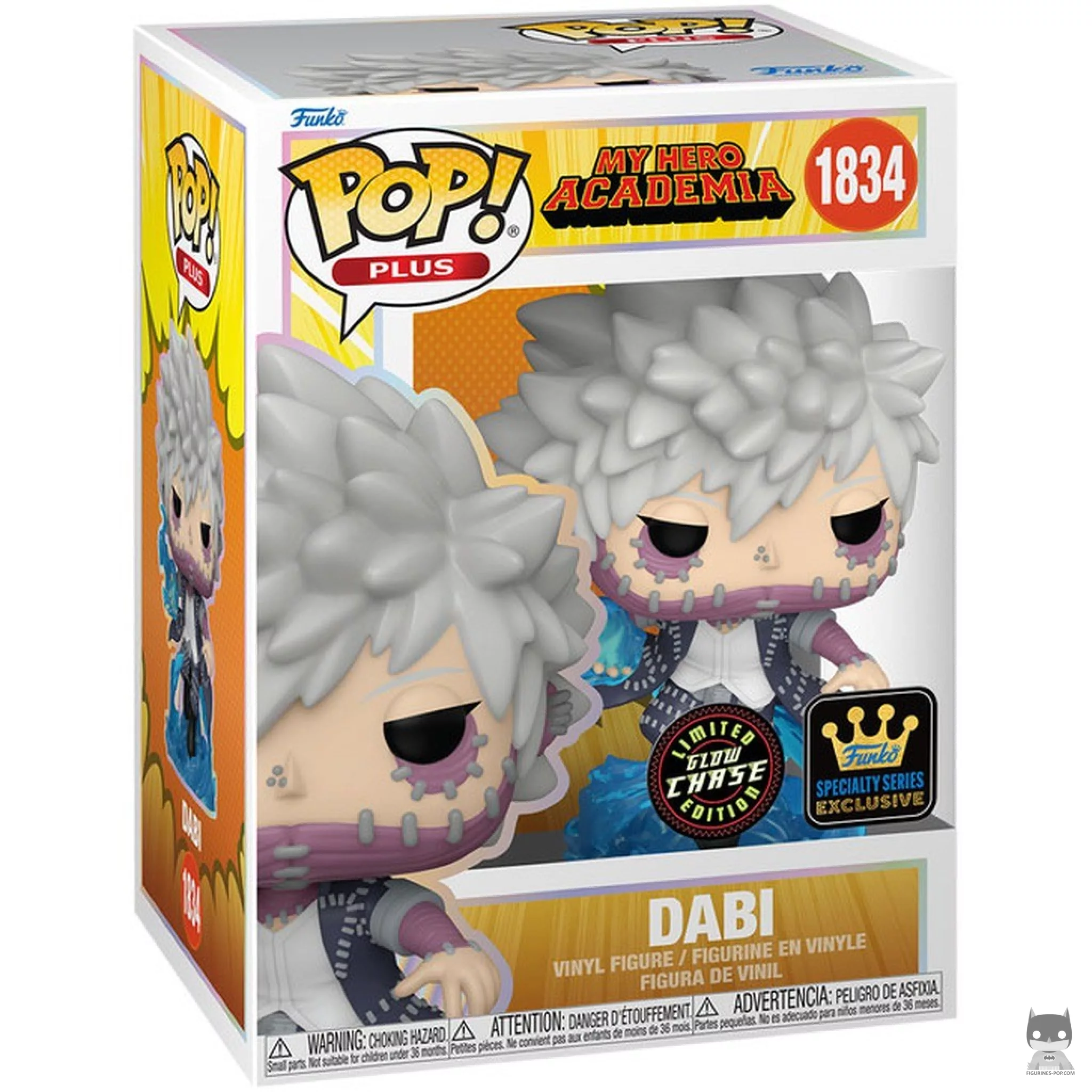 Dabi (Glow in the Dark & Chase) Funko Pop! figure in its box
